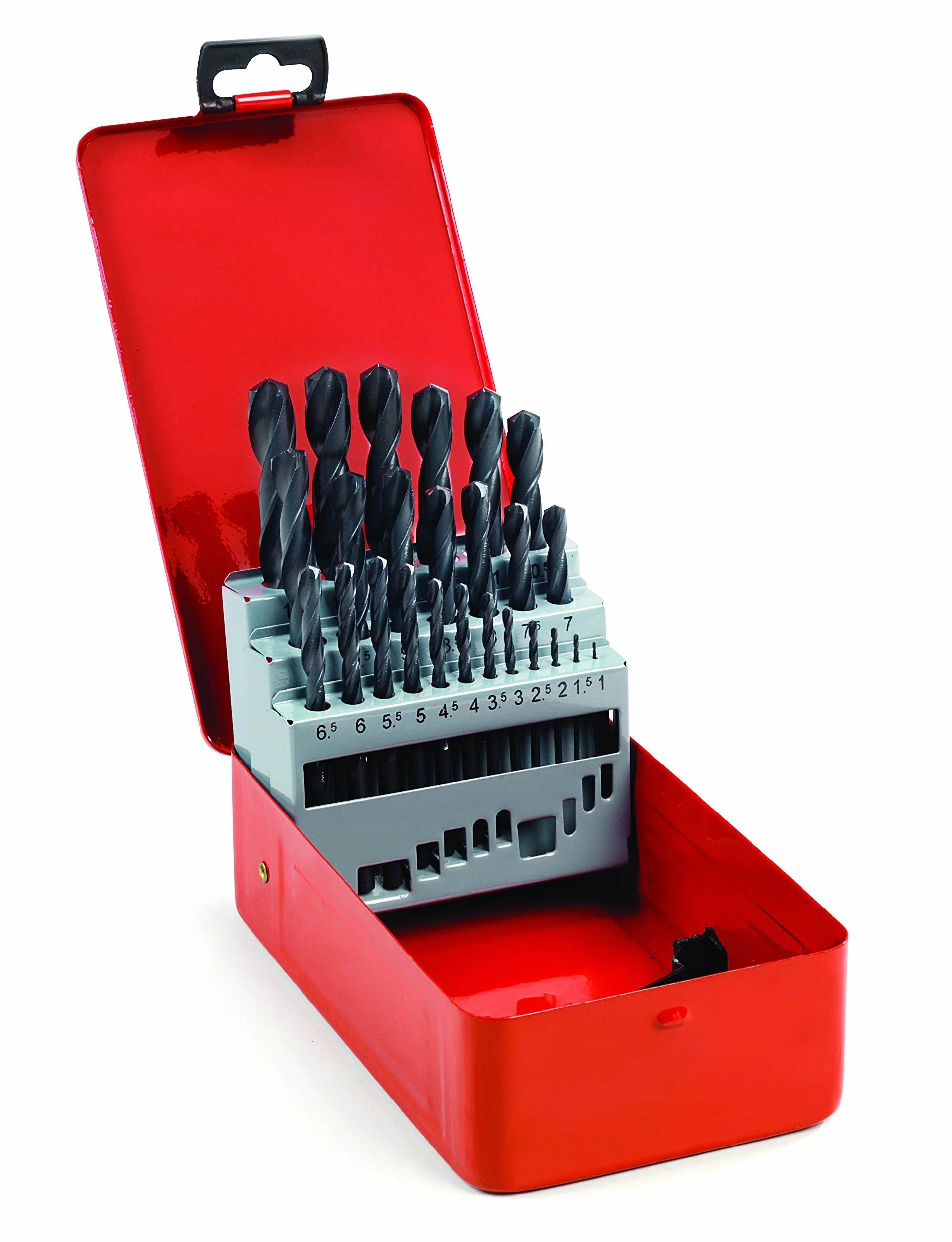TIMco HSSR25DS HSS-R zestaw bitów Jobber zawiera rozmiary 1-13 mm - 25 szt.