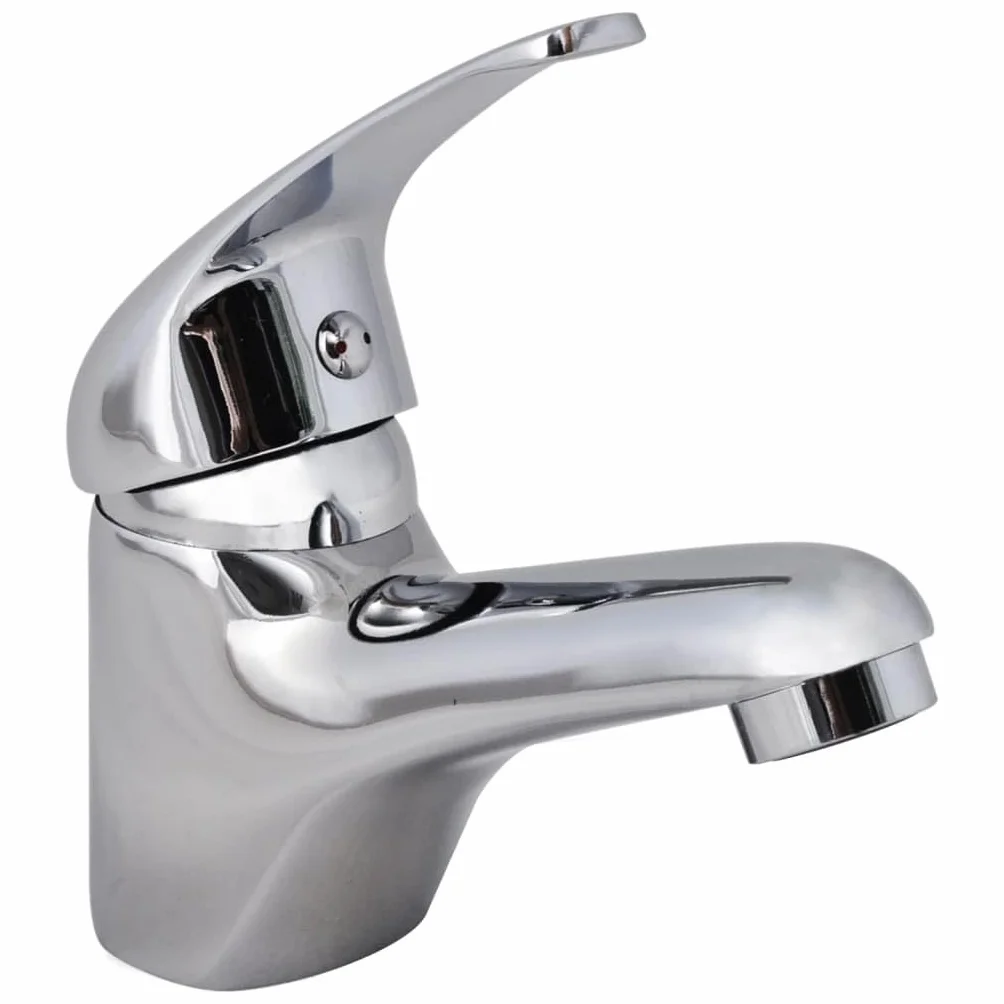 Bidet kran bateria mieszakowa 2 szt. chrom, jednouchwytowa bateria z dwoma uchwytami, do kartuszy ceramicznych, z wężami 3/8 35 cm, do umywalki łazienkowej