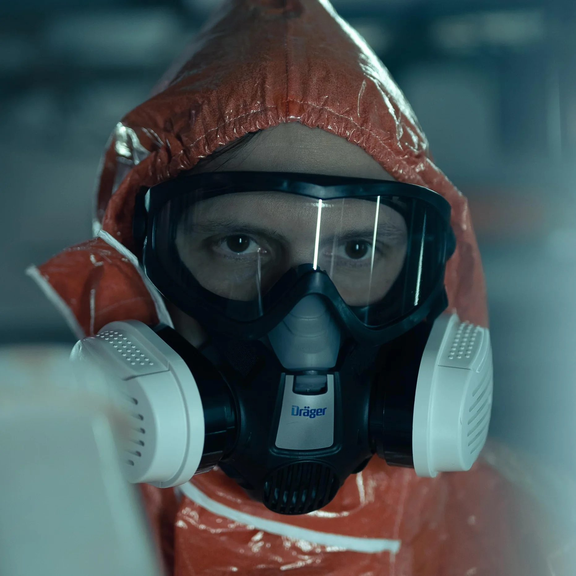 Dräger X-pect 4200 okulary ochronne bez zaparowania, okulary pełnowidzące, również dla osób noszących okulary, na plac budowy, laboratorium, warsztatu, odporne na zarysowania i pęknięcia szyby