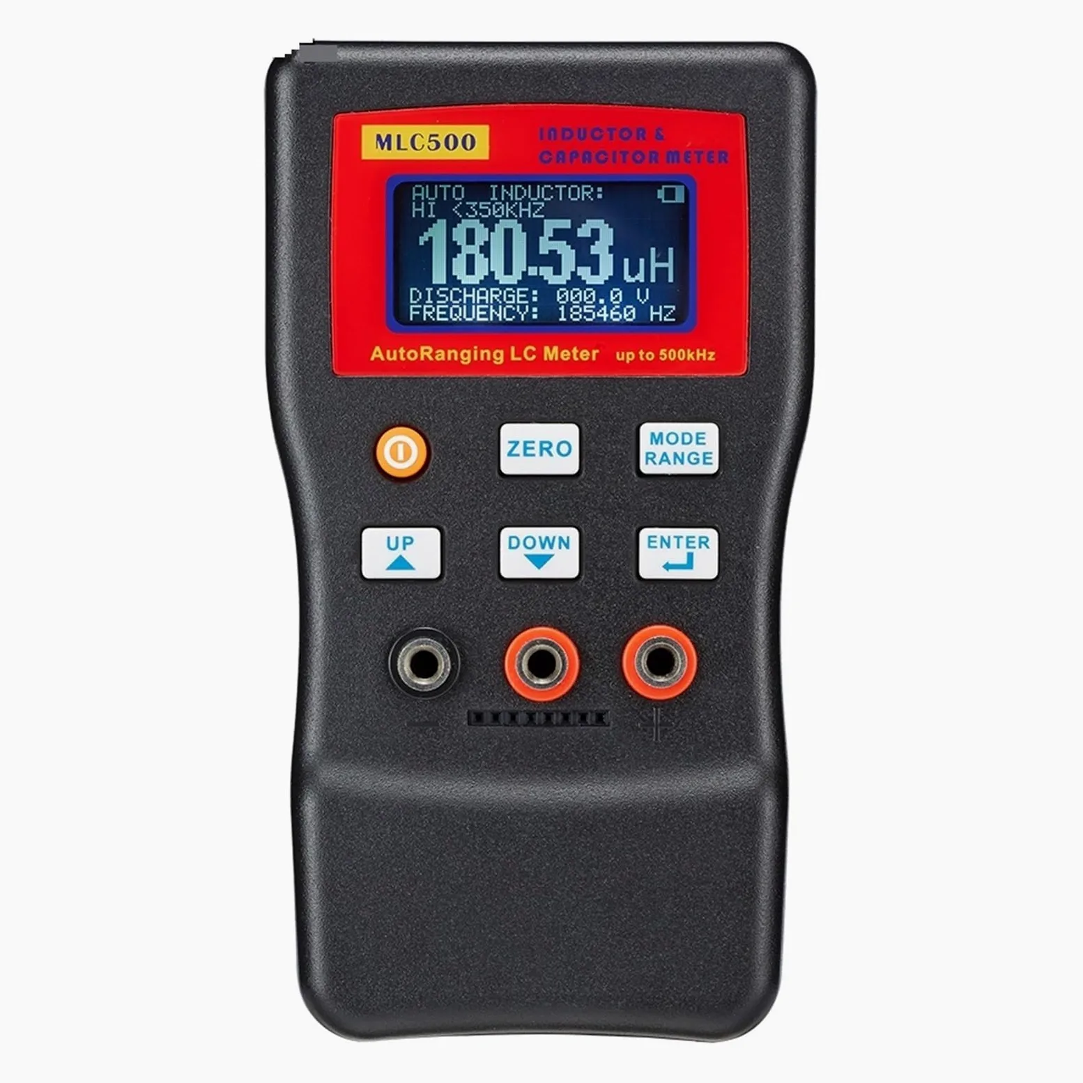 Miernik pojemności i indukcyjności elektronicznej MLC500 Cyfrowy mostek LC multimetr RC Oscylacje do 500 kHz 100 mF 4,8 Narzędzie
