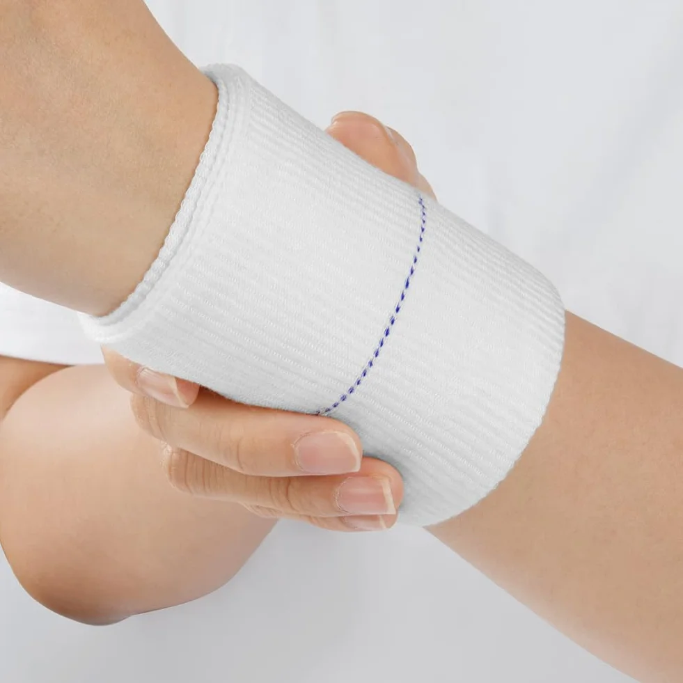 Flintronic Bandaże rurkowe, 7,5 cm x 5 m rozciągliwy bandaż bawełniany, utrzymujący się na wyprysk, na ramię, kostkę, nadgarstek
