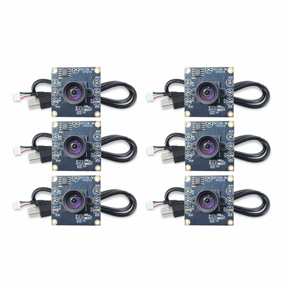 TsoLay 6 zestawów 100-stopniowy moduł kamery 1MP OV9732 1280x720 USB