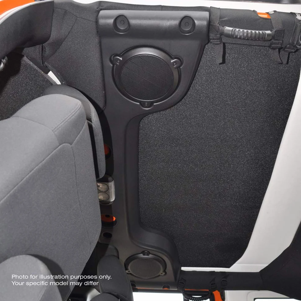 Design Engineering Boom Mat Black Sound Deadening Kit for 4-Door Jeep Wrangler JL (2018-up)