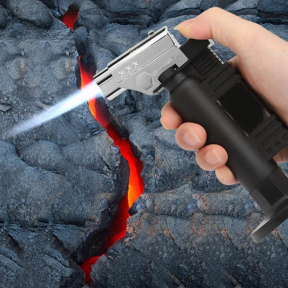 Palnik gazowy, palnik kuchenny do flambirowania, 6,3 cala Zapłon Lutowanie Spawanie 1300 ℃ / 2500 ℉ palnik kuchenny do flambirowania Laboratorium, elektroniczne i metalowe Narzędzia spawalnicze (bez