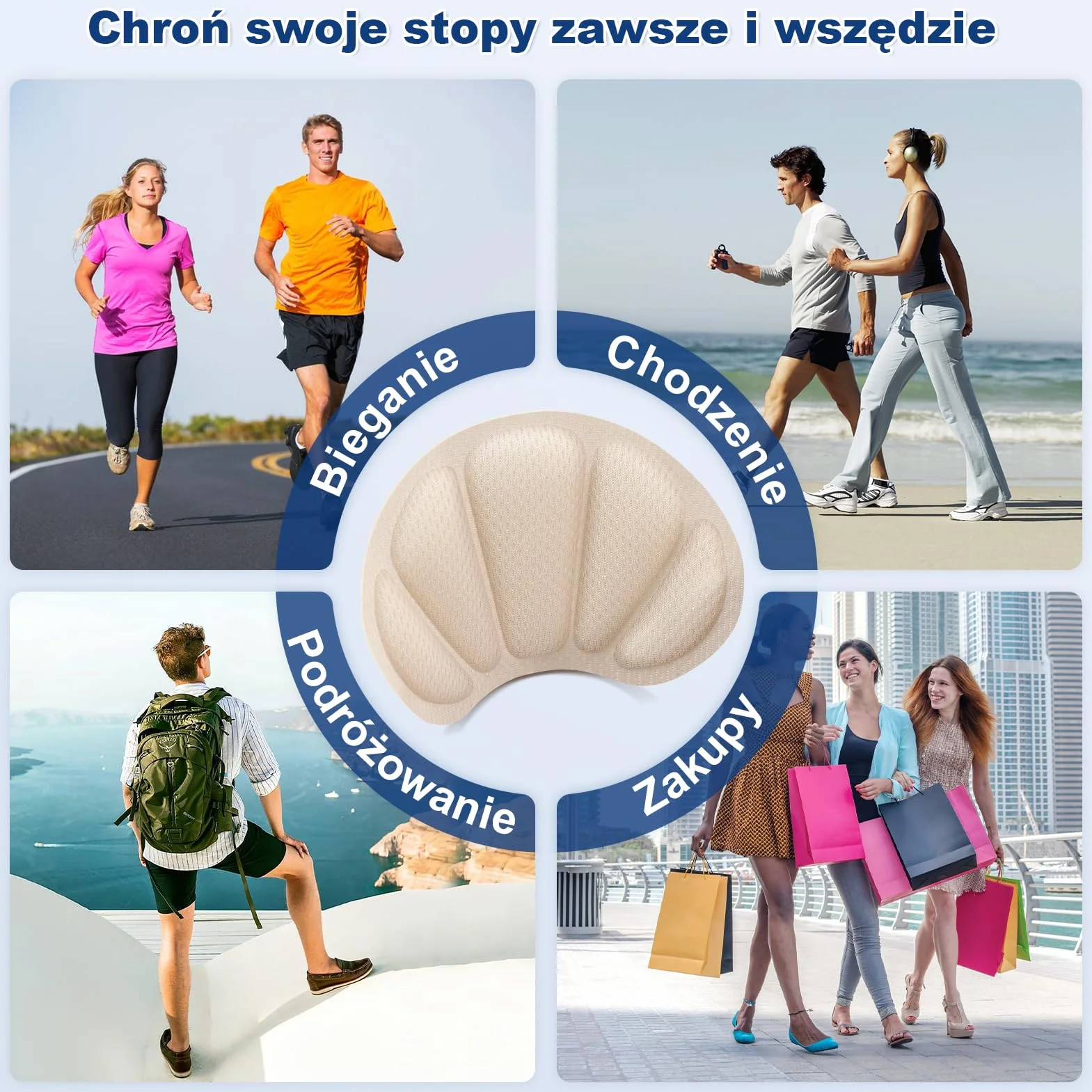 zapiętki do butów, 3 pary samoprzylepnych nakładek na pięty do luźnych butów, antypoślizgowe wkładki na pięty do trampek na wysokim obcasie, skórzane buty za duże