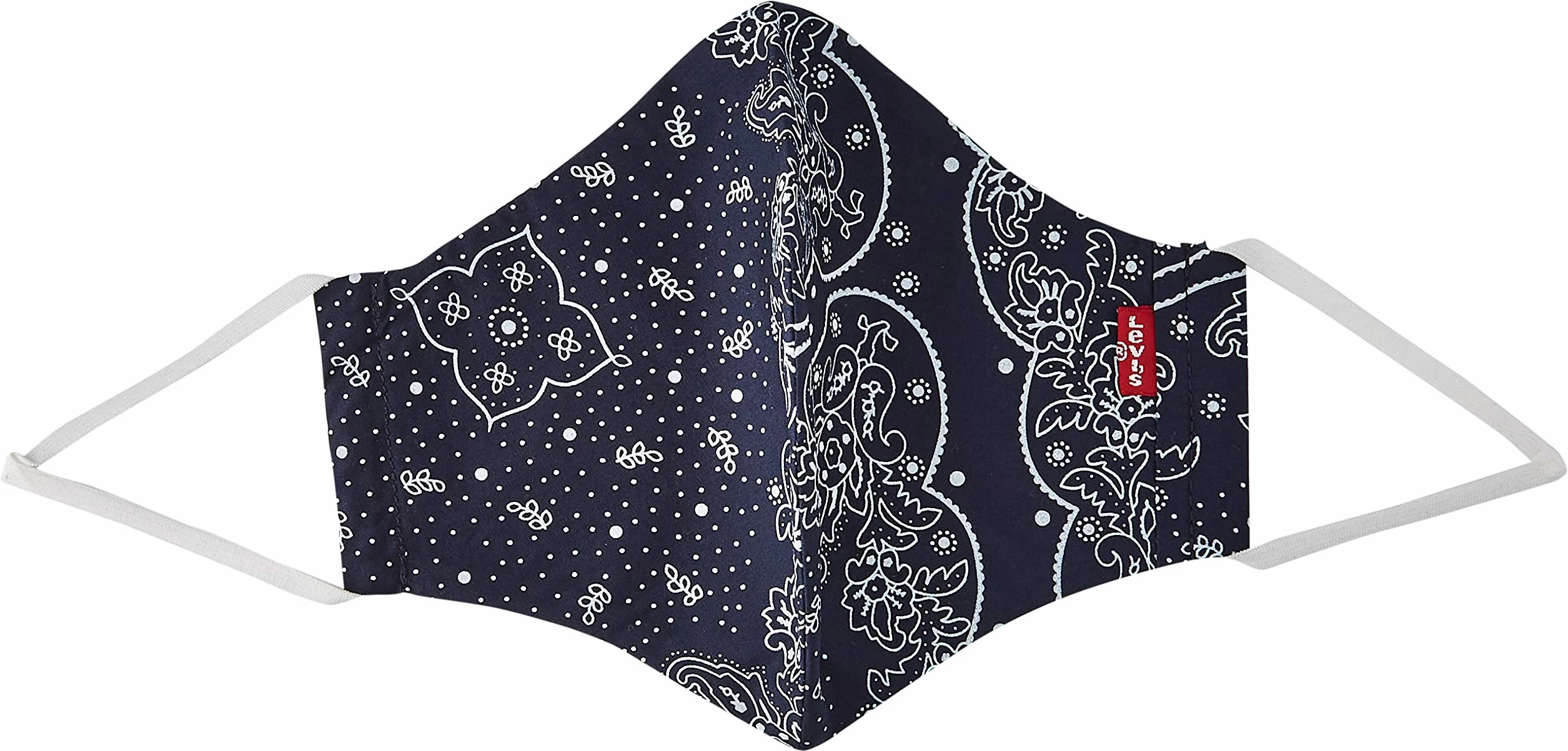 Levi's 3pk Bandana wielokrotnego użytku pokrowiec na twarz, niebieski/czarny/czerwony, S