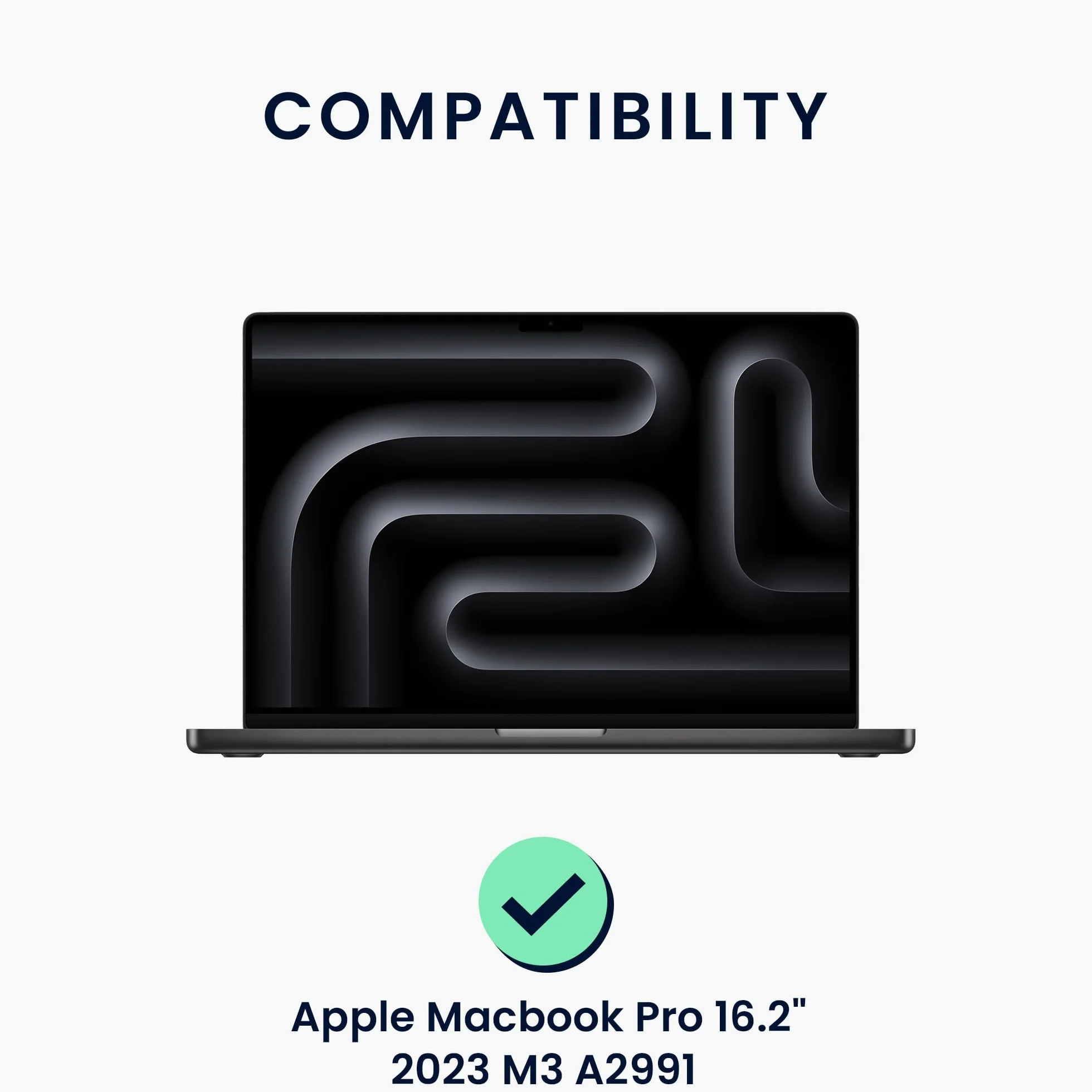kwmobile Ochraniacz ekranu kompatybilny z Apple Macbook Pro 16,2 cala 2023 M3 A2991 - folia ochronna matowa antyodblaskowa