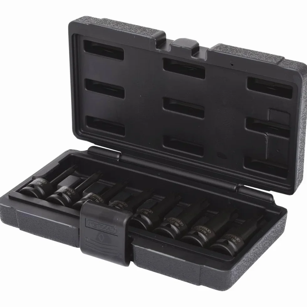 KS TOOLS 911.0901 Zestaw nasadek na klucze czarny