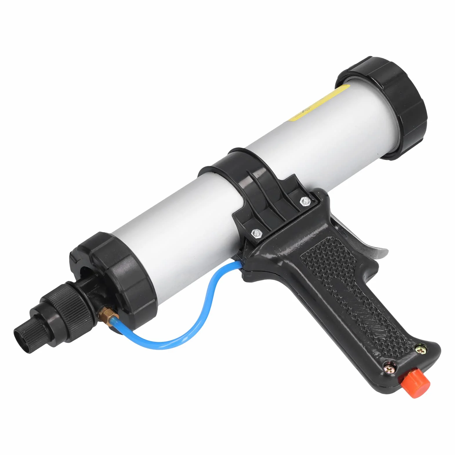 ASHATA Profesjonalny Pneumatyczny Pistolet do Uszczelniania z Regulatorem Ciśnienia Powietrza – 310 Ml Zasilany Powietrzem Pistolet do Klejenia ze Stopu Aluminium, Zapewniający precyzyjną kontrolę