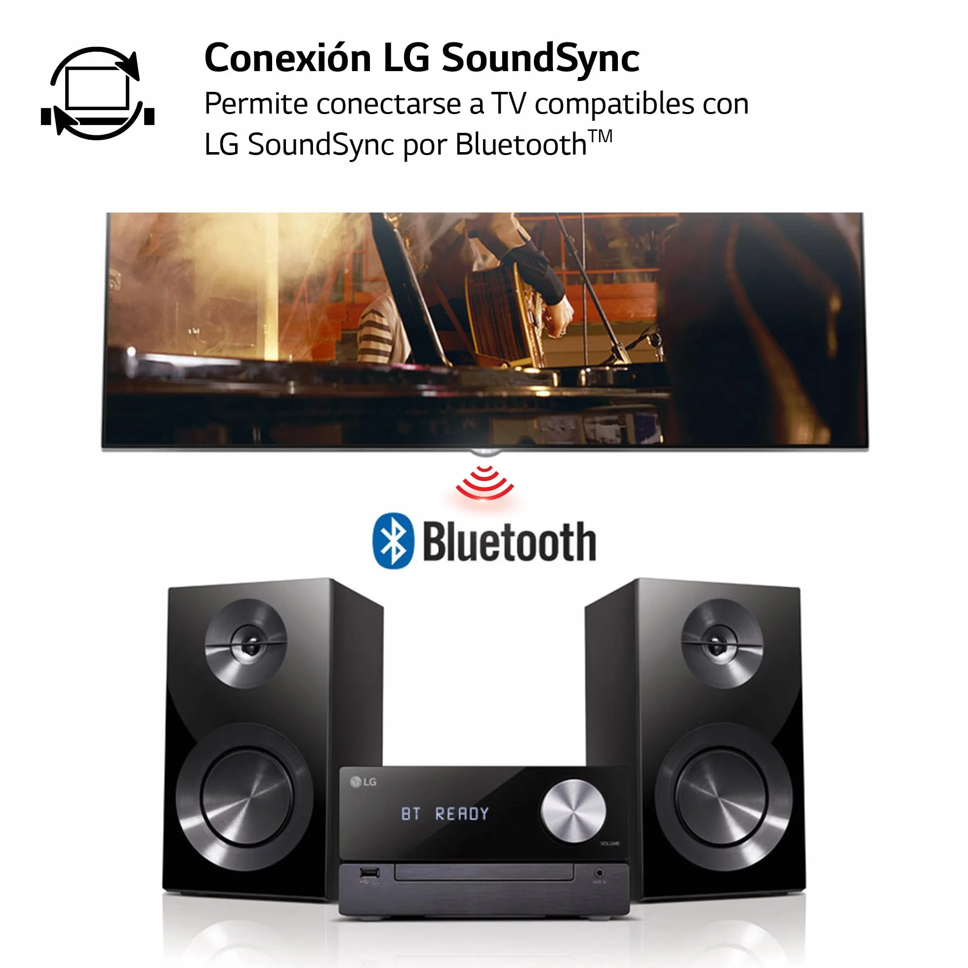 LG CM2460DAB Zestaw Stereo 100W Czarny