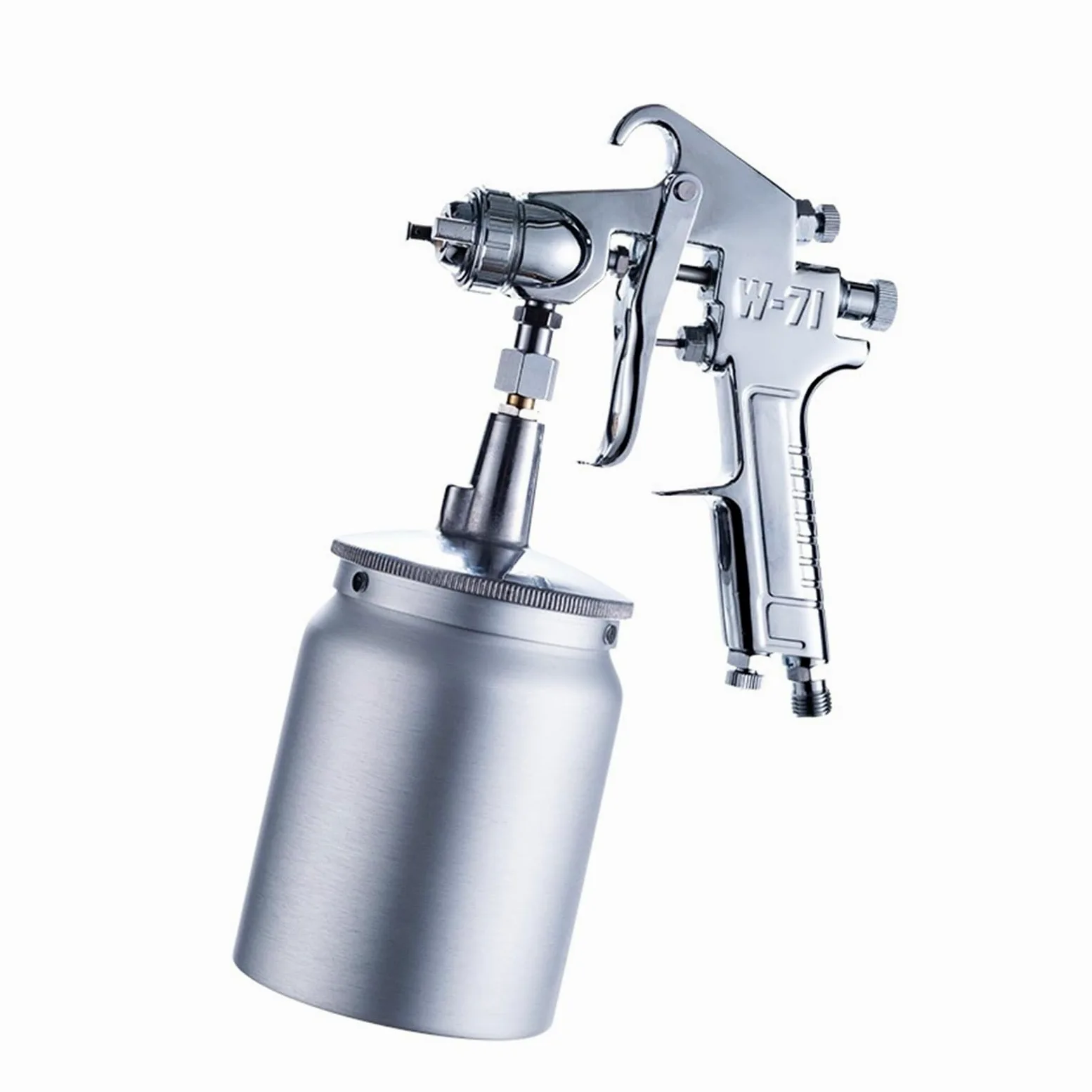 Pistolet natryskowy 1,0/1,8MM Dysza Pistolet natryskowy na powietrze Aerograf Wysoka atomizacja Pistolety do malowania farbami na bazie wody Wysoka szybkość transferu(1.0MM)