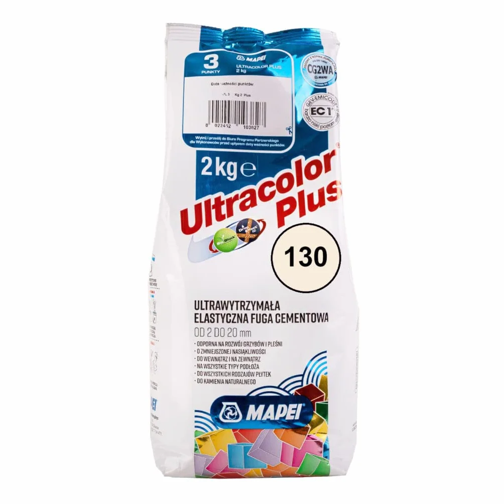 Fuga cementowa MAPEI ULTRACOLOR PLUS 2kg 130 jaśmin