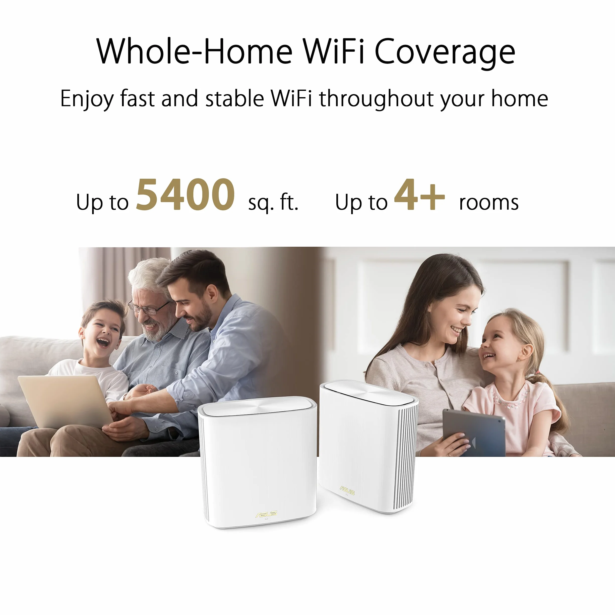 Asus ZenWifi XD6S AX5400 Router Biały