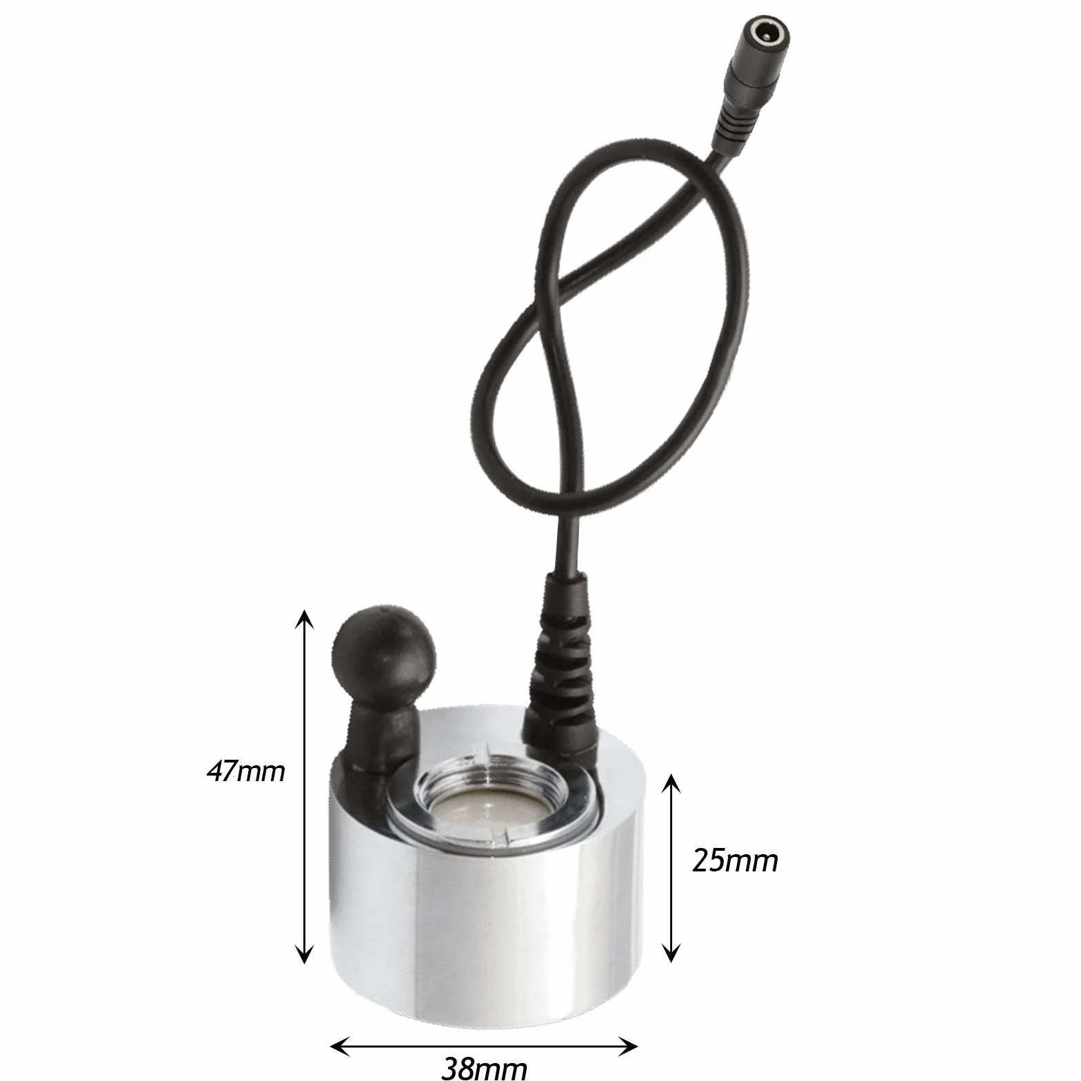 SPARES2GO Opti-Myst podgrzewacz szklany przetwornik dysku do kompatybilny z Dimplex Ultransmitmit M-011B elektryczny ogień ścienny