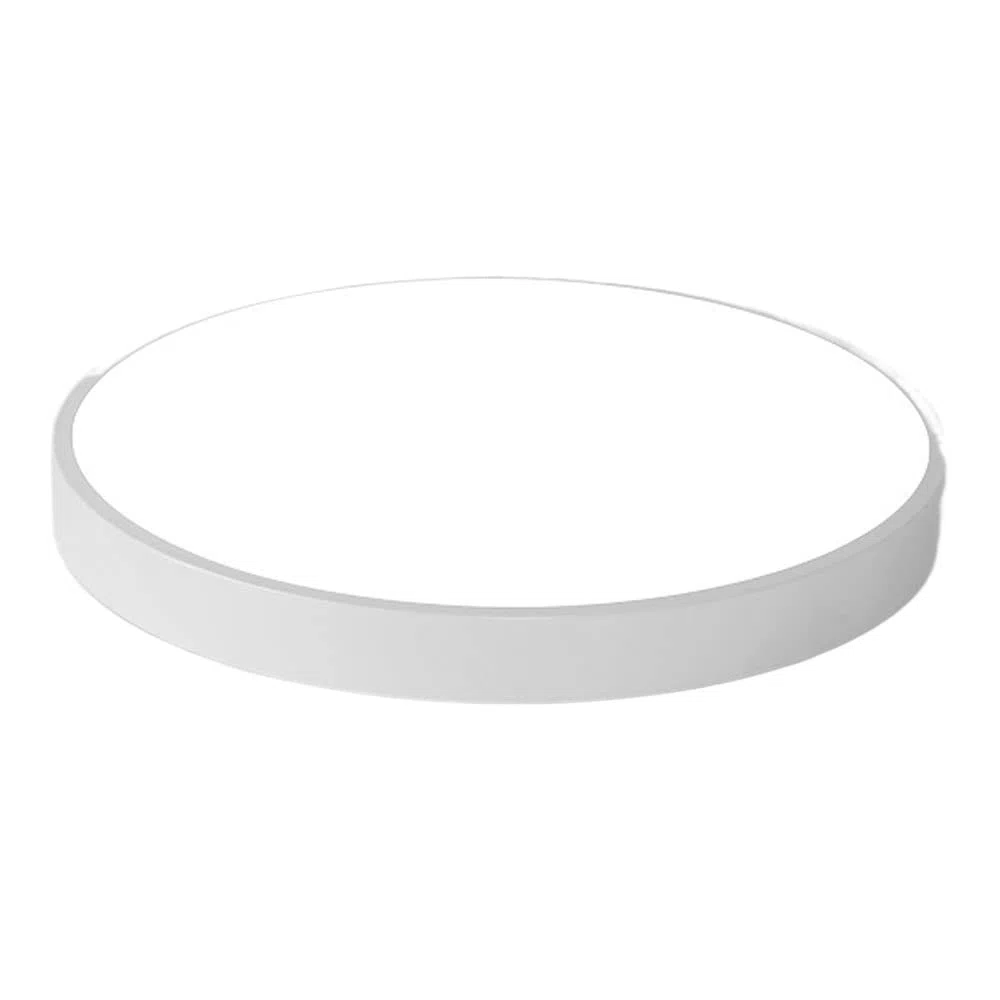 YRYRYW Zagłębiony sufit LED Nordic Minimalistyczne lampy sufitowe Trzykolorowe ściemnianie salonu okrągły panel Light akrylowa sufitowa energooszczędna ozdobna wyprawę dekoracyjna Household faucets