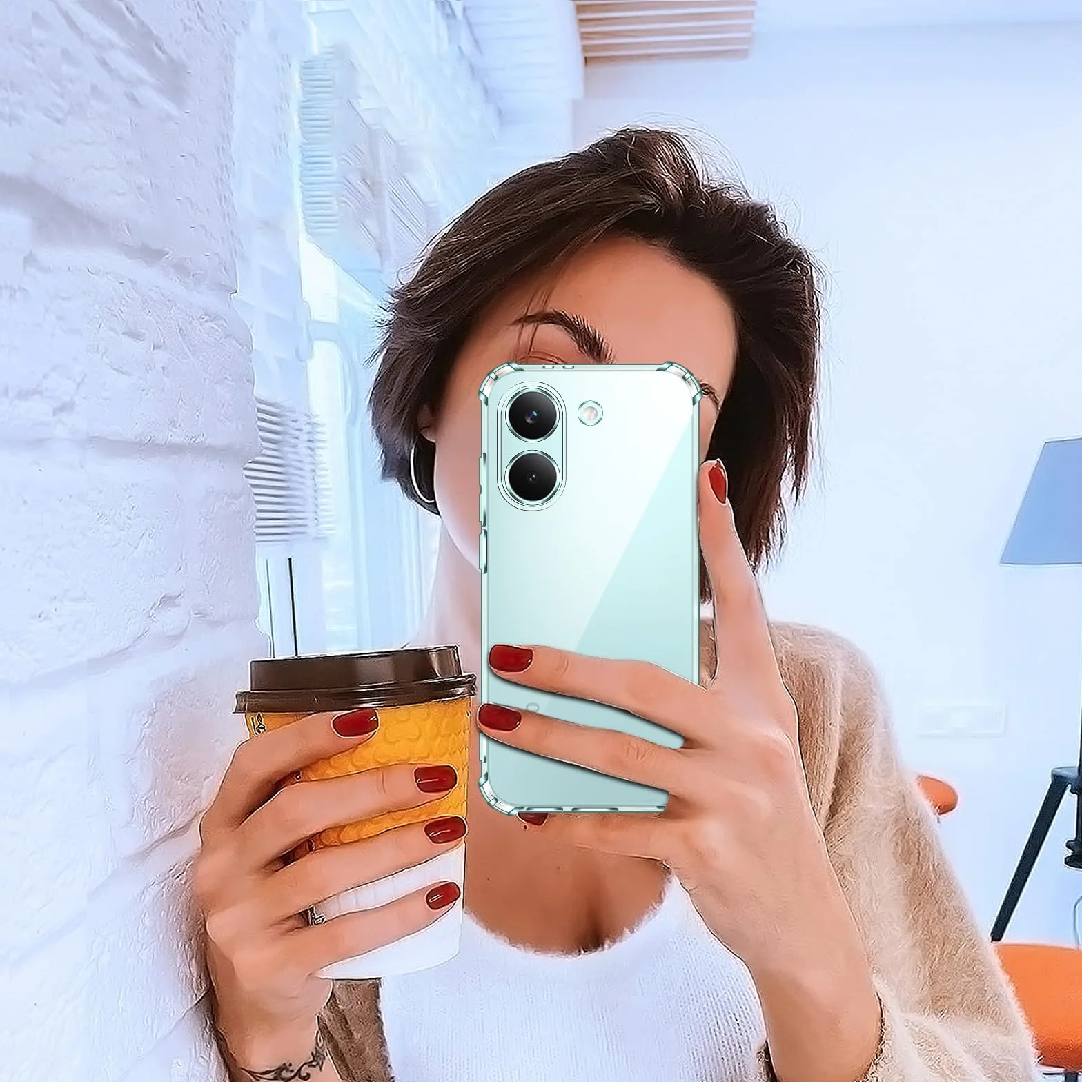 iVoler Etui 3 w 1 do Xiaomi Poco X8 Pro 5G z 2 sztukami szkła hartowanego, odporna na wstrząsy przezroczysta obudowa odporna na zarysowania, cienka miękka silikonowa obudowa ochronna TPU