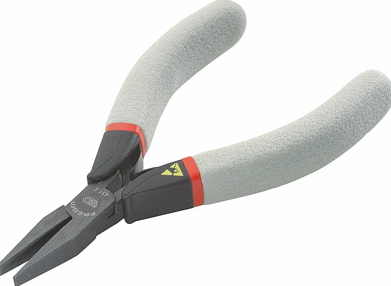FACOM szczypce płaskie krótkie, antystatyczne, długość serii ESD 135 mm, 1 sztuka, 431.E