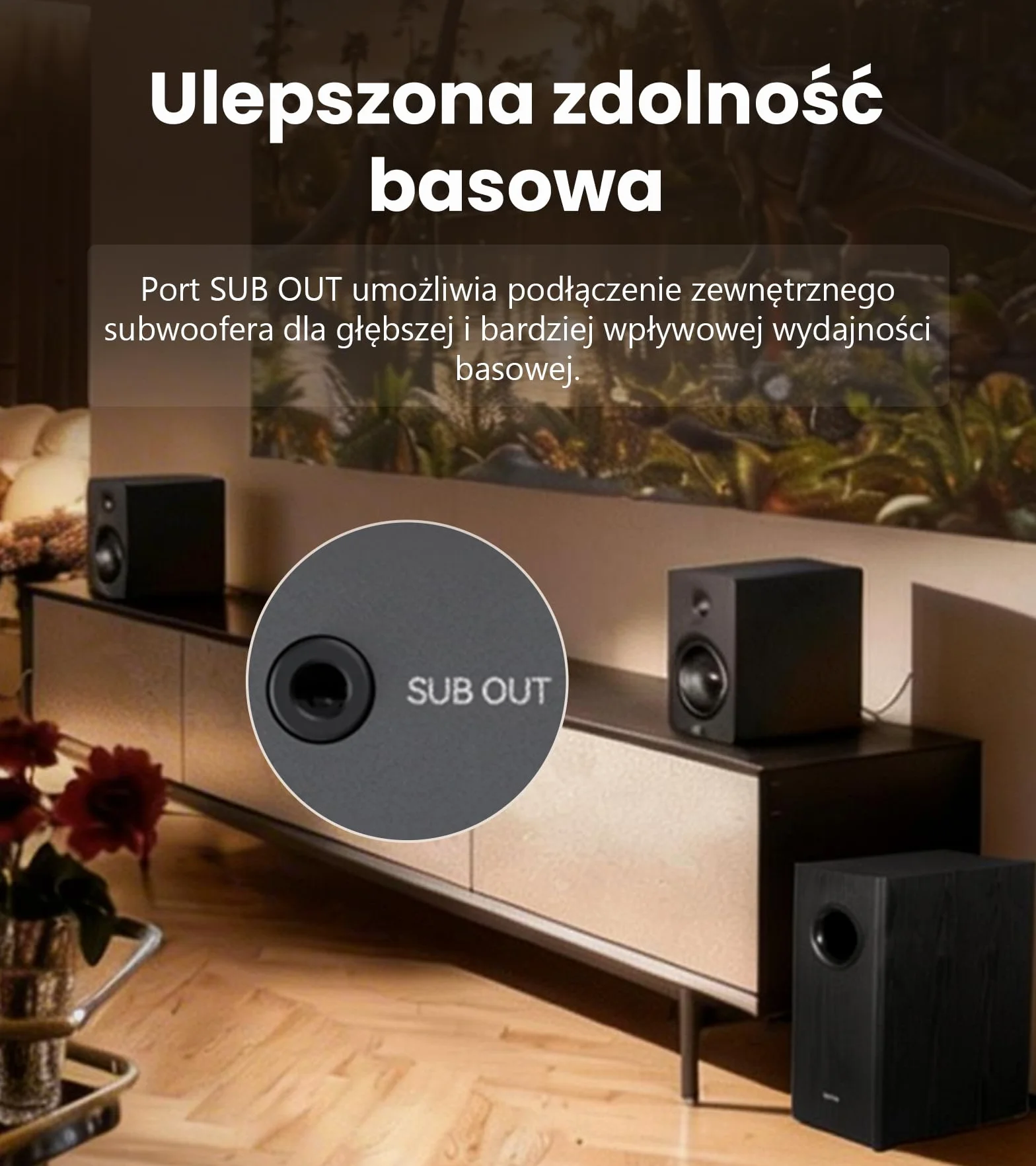 Edifier M90 Głośniki Półkowe 100W RMS Hi-Res Audio LDAC Bluetooth 6.0 HDMI eARC USB-C AUX SUB OUT Biały