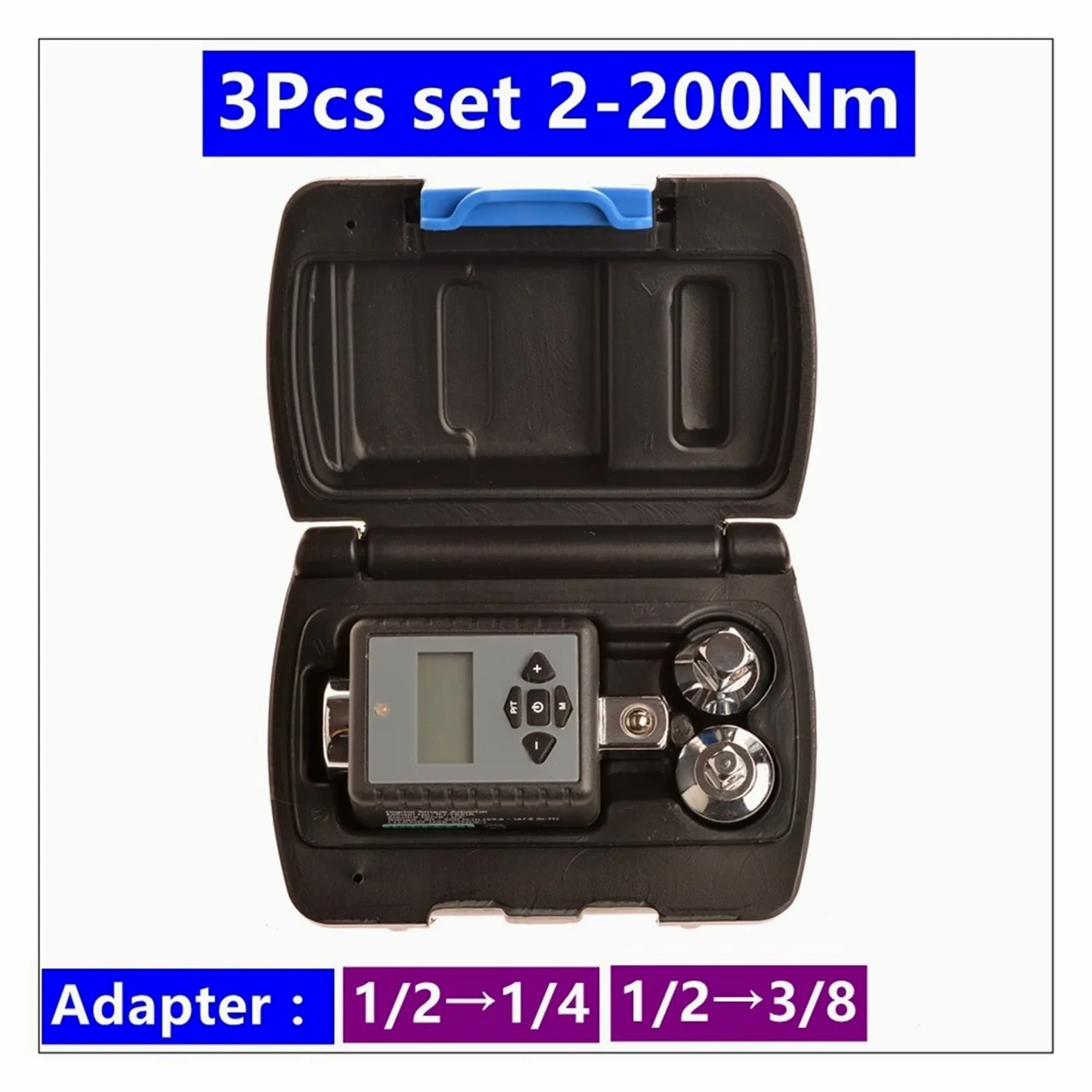 Klucze dynamometryczne Digital Torque Klucz Torque Digital Meter Meter Digital Moment Table Klucz do napraw samochodowych, rowerowych i ogólnych (Size : 17-340NM 3)