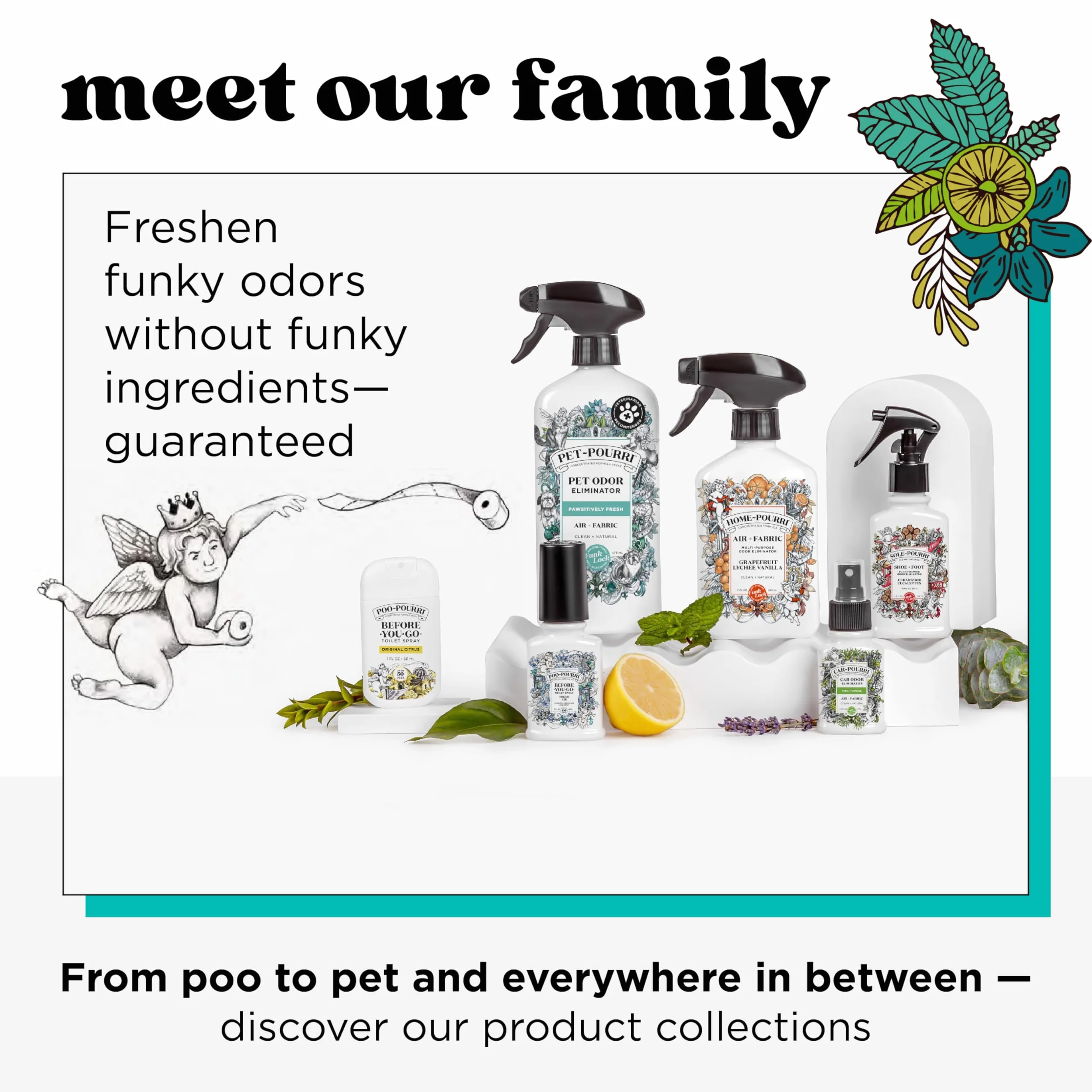 Pourri Łazienkowy odświeżacz powietrza w sprayu, do toalety Before-You-Go Poo-Pourri – jagodowy i jasny dezodorant łazienkowy i olejek eteryczny w sprayu – przybory toaletowe w rozmiarze podróżnym na