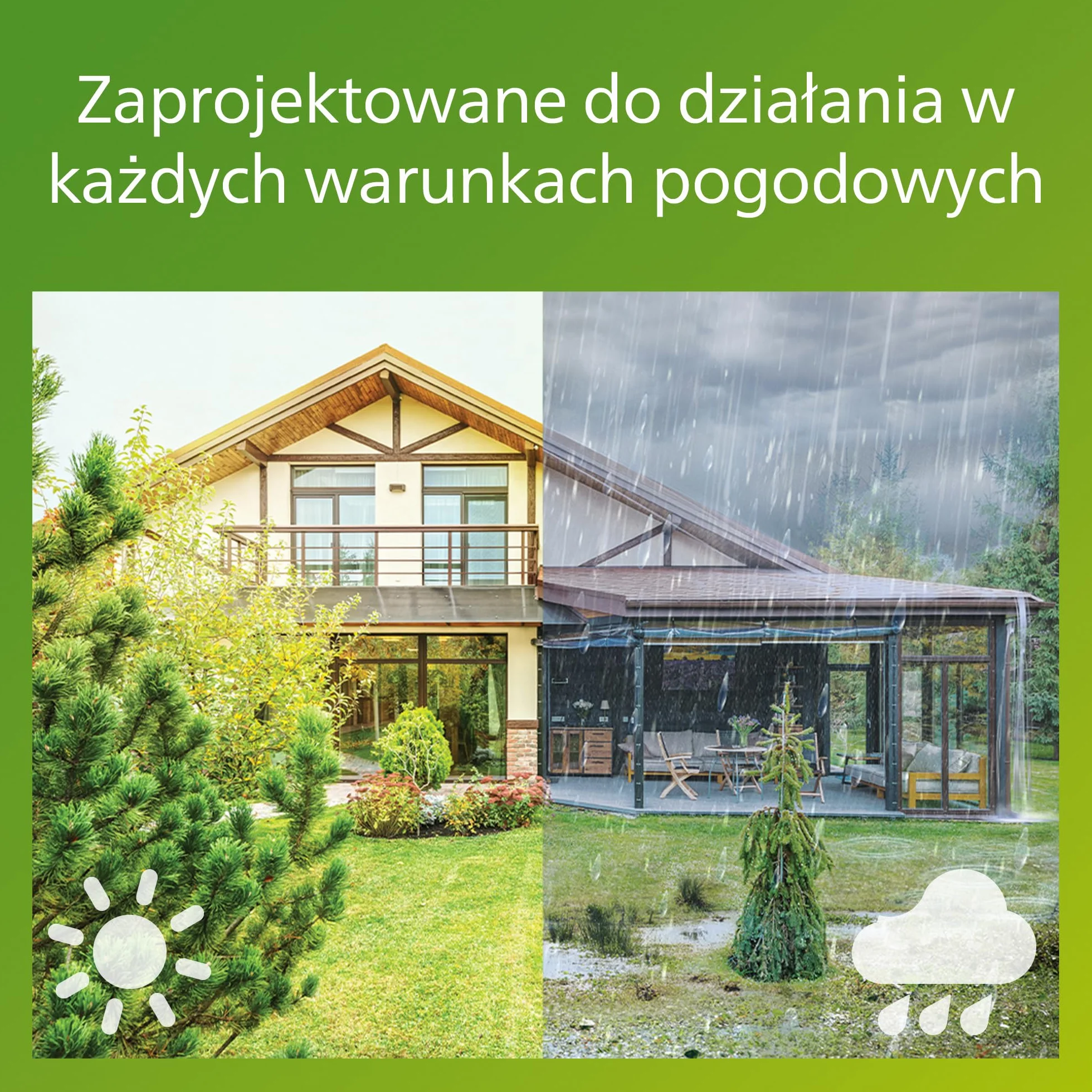 Philips Zewnętrzna Lampa Solarna Philips Fyve, 1.5 W, 2700 K, Czarna, Ip44 Pogodoodporność