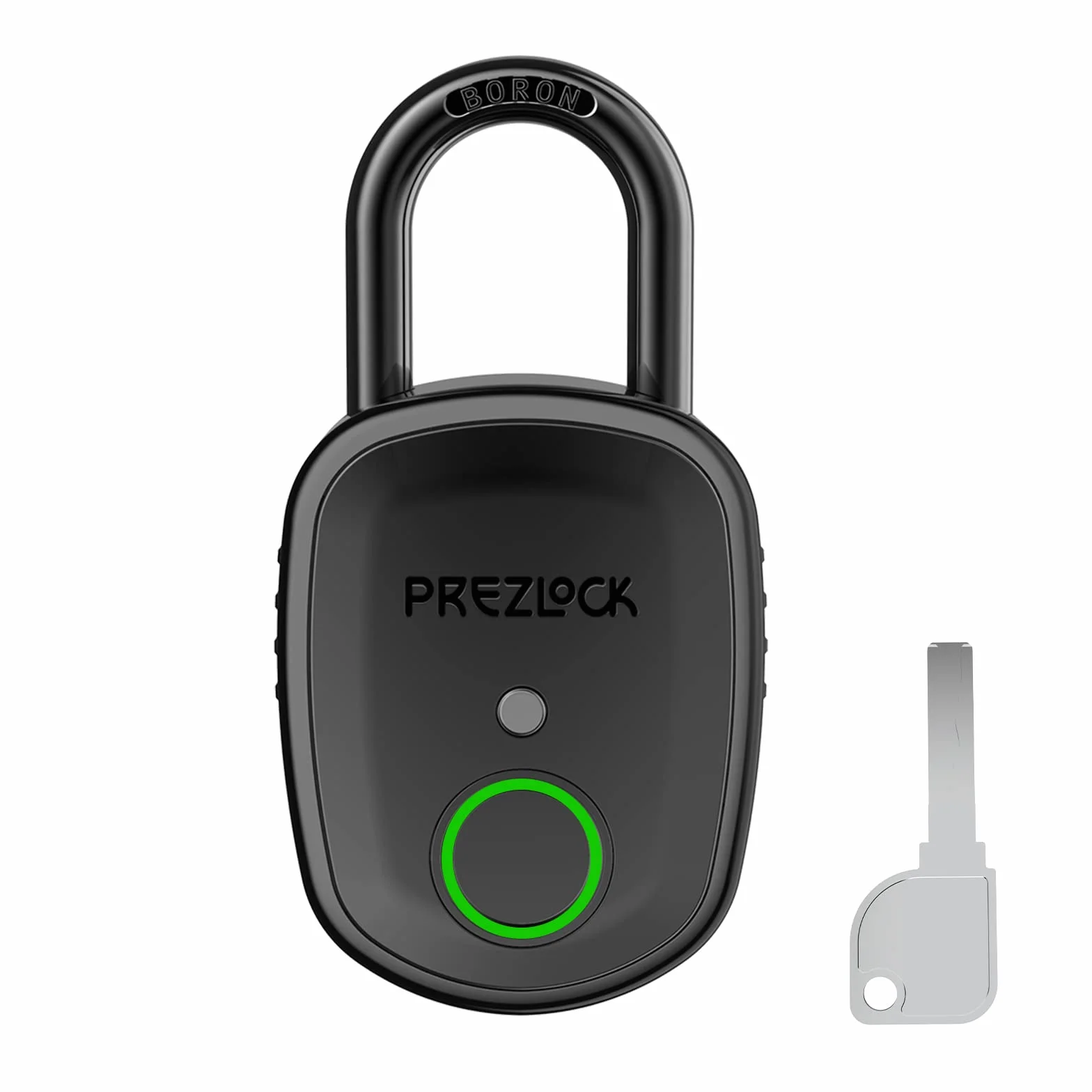 inteligentna kłódka z biometrycznym odciskiem palca, 2 klucze, wodoodpornie IP65, odpowiednia na zewnątrz