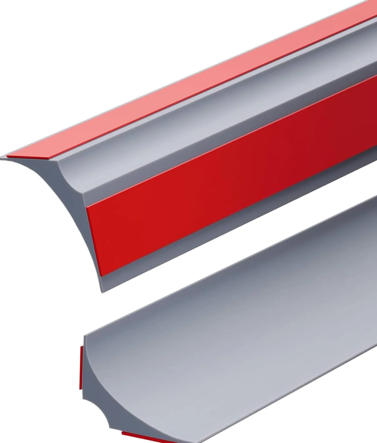 Zayejod Silikonowy pasek uszczelniający do brodzika prysznicowego,15m(15mm×12mm),krawędź zlewu,uszczelnienie krawędzi do uszczelniania szczelin,próg podłogi do wilgotnych pomieszczeń,listwa,szary