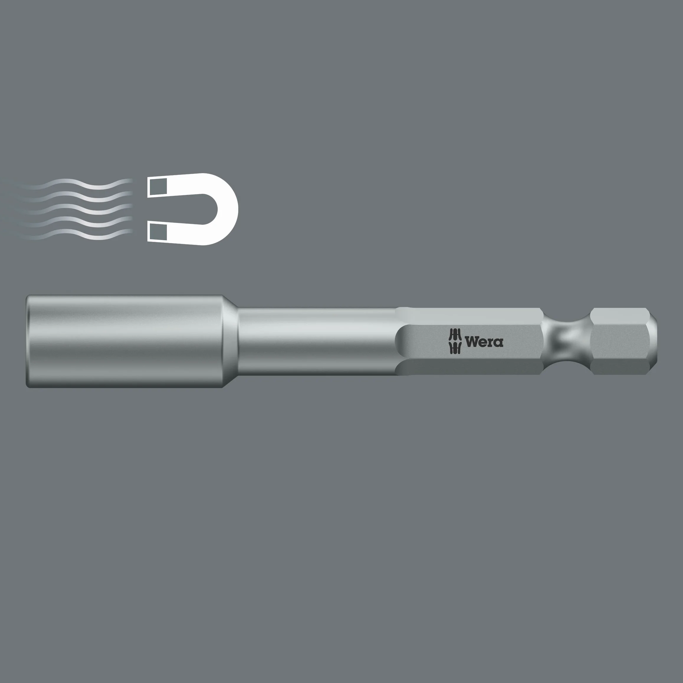 Wera 869/4 M, Socket wrench insert, magnetic, 1 x SW5,5 x 50 mm