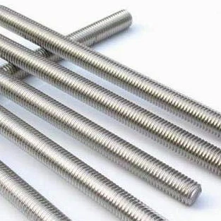 10 x gwintowanych prętów prętów prętowych z 4 nakrętkami stal ZP M12 x 0,3 m