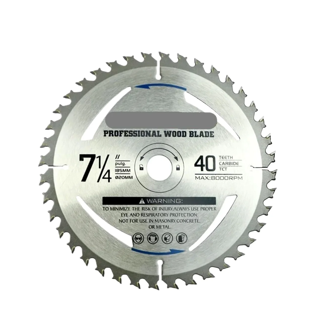 1 szt. Elektryczna piła tarczowa Brzeszczoty do obróbki drewna Ostrze do cięcia z gęstymi zębami 3 4 cale Metal(Wood-185mm-25.4-24T)