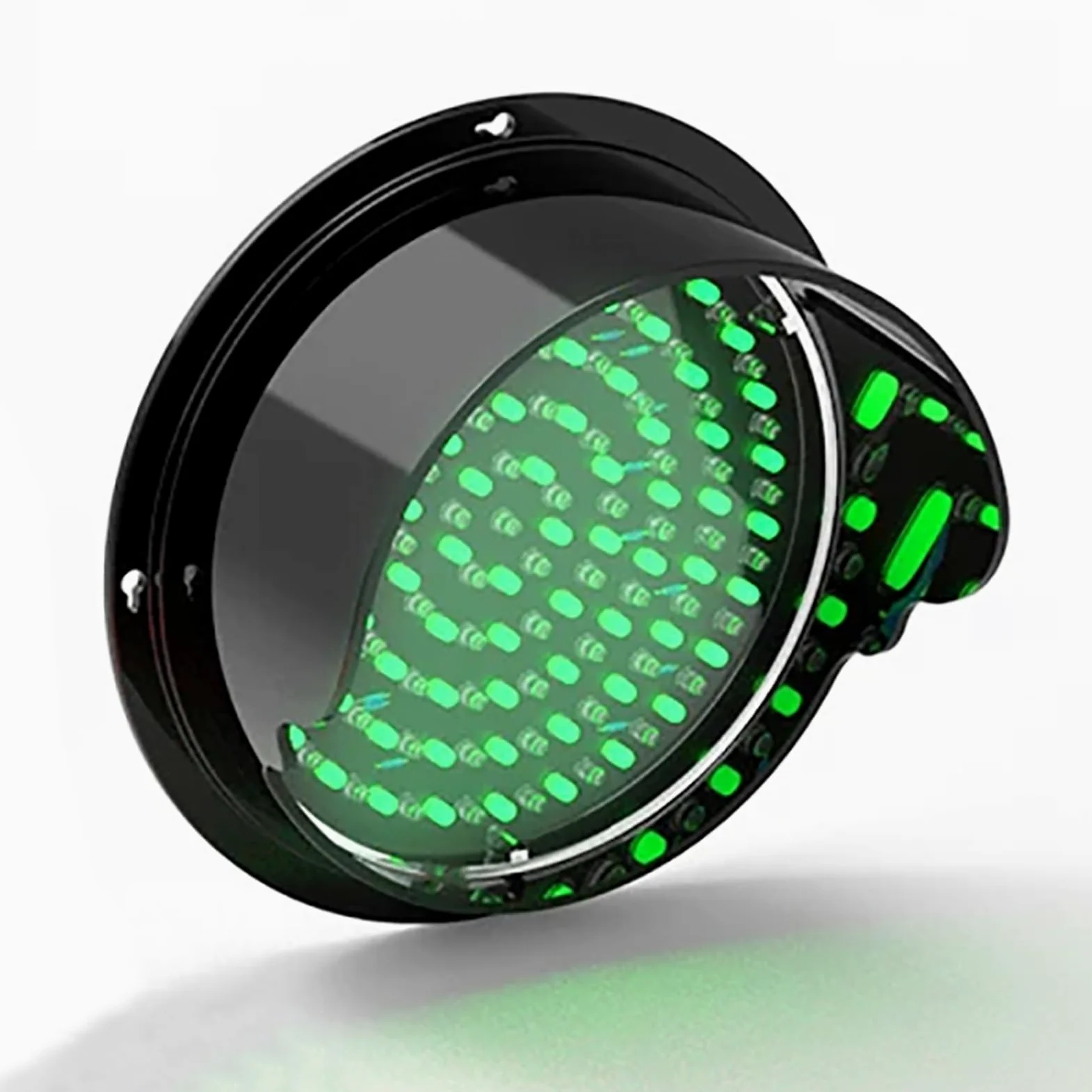 Sygnalizacja Świetlna 12/24 V, Przemysłowa Lampa Ostrzegawcza | Do Zastosowań Drogowych, Domowych, Biurowych, Barowych(12 V Green,200mm/8 in)