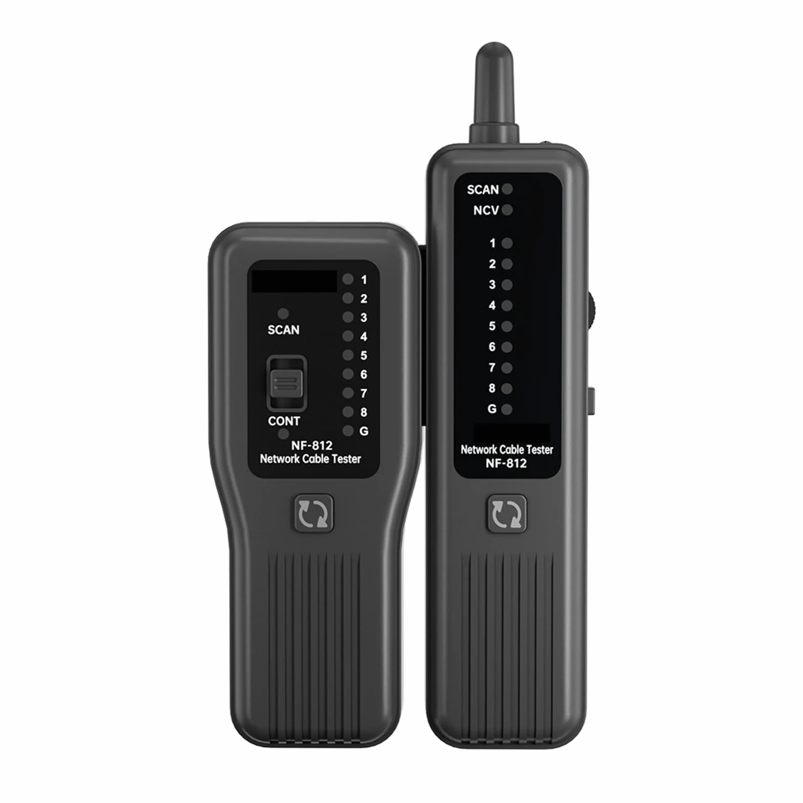 Tester obwodów, Tester kabli sieciowych RJ45 RJ11, wykrywacz kabli przeciwzakłóceniowych, odporny na spalenie, lokalizator kabli sieciowych