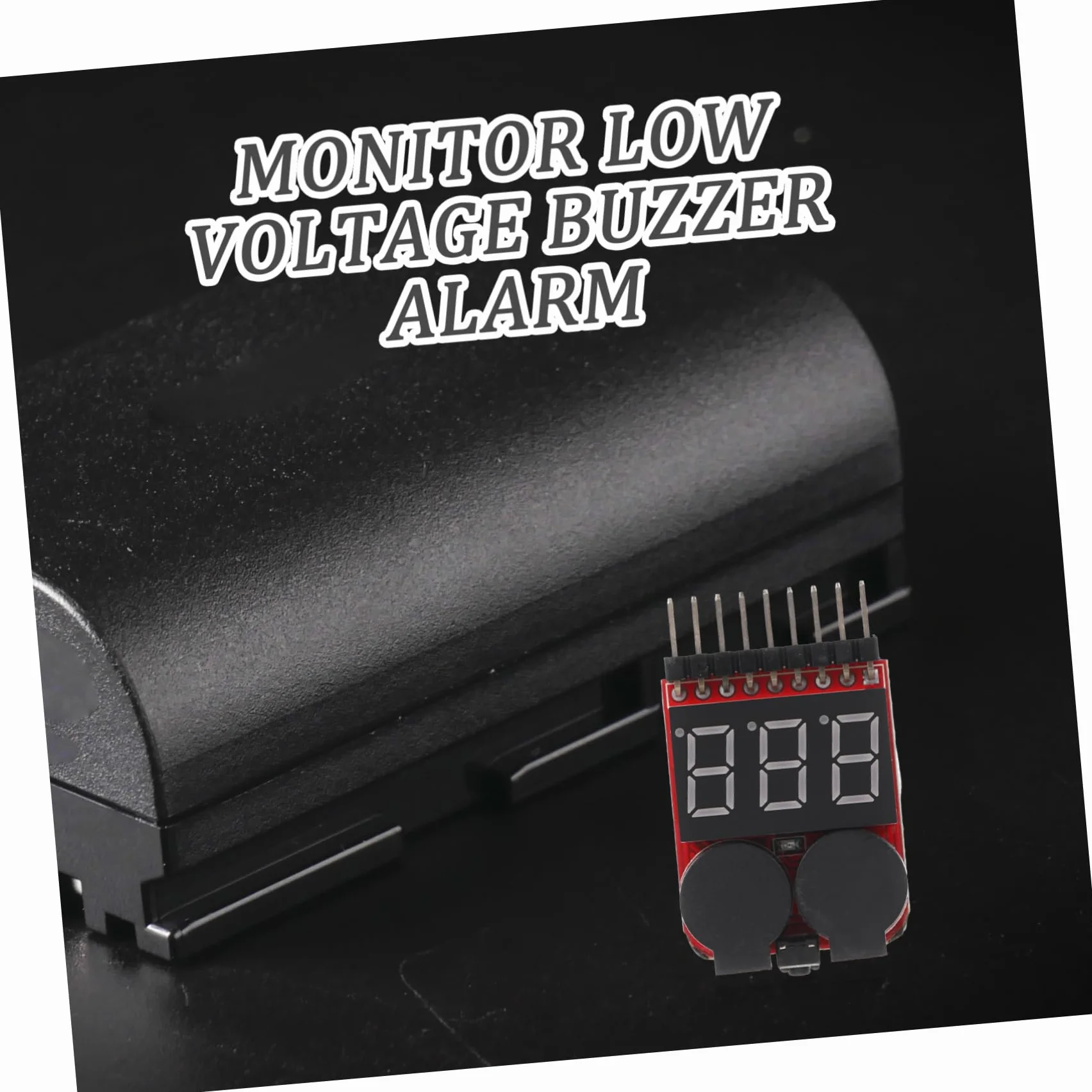 Lipo Tester Niskiego Napięcia z Alarmem Led Monitor Napięcia Akumulatorów Kompaktowy Tester Łatwy Użyciu Zapis Ustawień Ochrona Przed Przeładowaniem i Zbyt Niskim Napięciem