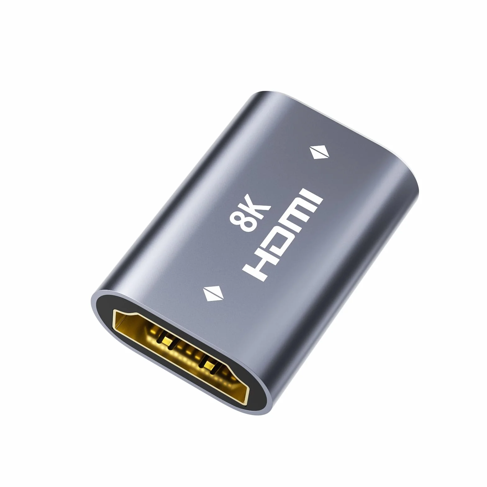 Złącze HDMI 8K żeńskie na żeńskie, aluminiowy adapter HDMI 2.1 60Hz 4K 120Hz