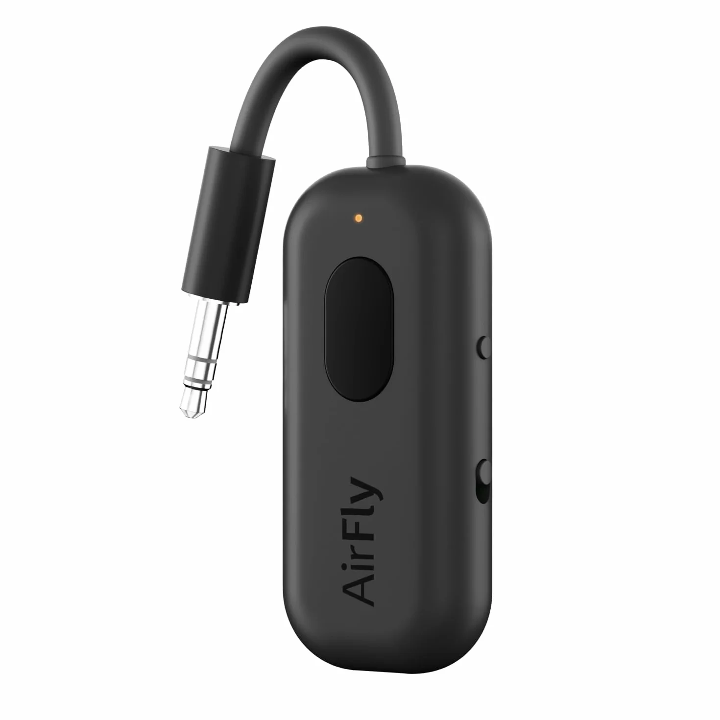 Twelve South AirFly Pro - Bezprzewodowy nadajnik/odbiornik audio Bluetooth do 2 słuchawek AirPods/bezprzewodowych; Użyj z dowolnym złączem audio 3,5 mm, kolor czarny