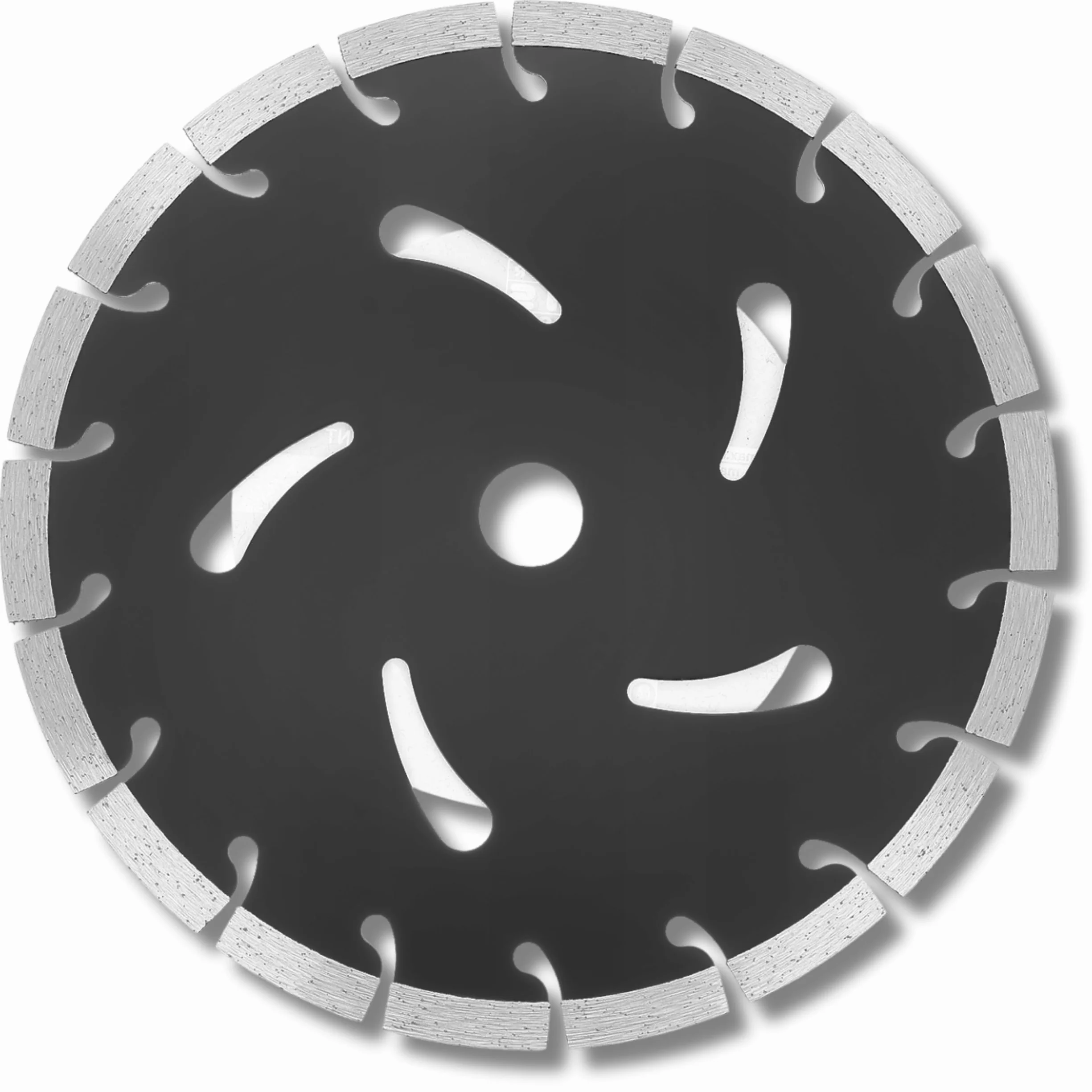 Diamentowa tarcza tnąca 230 x 22,2 mm w profesjonalnej jakości, wysokowydajne segmenty, tarcza tnąca do cięcia materiałów budowlanych, betonu, kamienia naturalnego, kamienia, cegły, muru