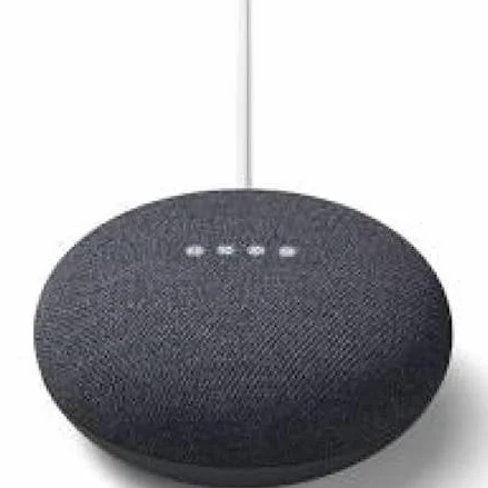 Google Nest Mini czarny + czarny stojak