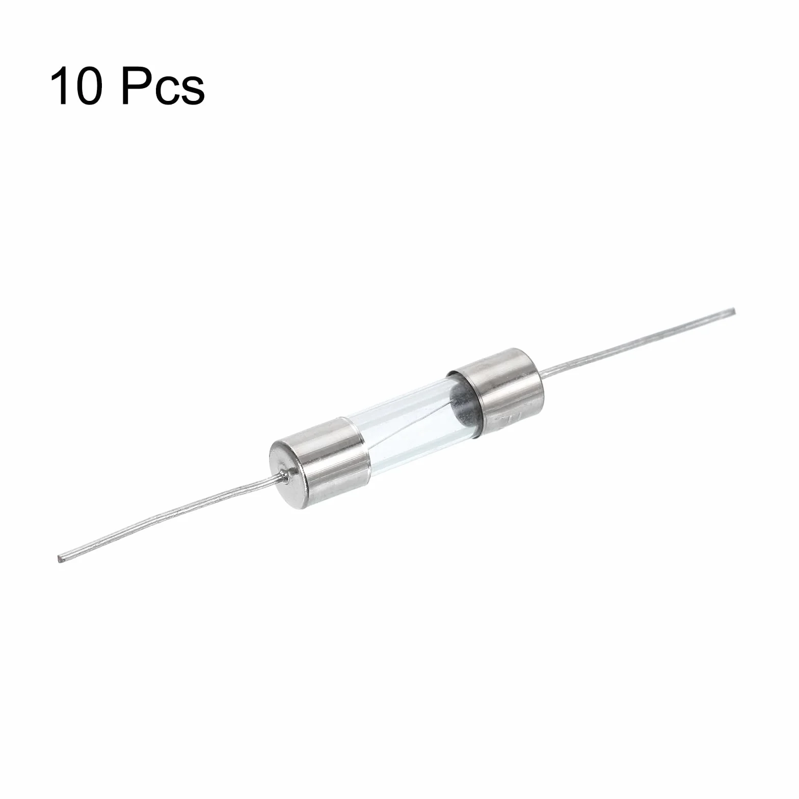 QUARKZMAN 10 sztuk bezpieczników rurowych szklanych, osiowe z drutem łączącym 5 x 20 mm 4 A 250 V do wymiany lub naprawy różnych urządzeń gospodarstwa domowego (F4A)
