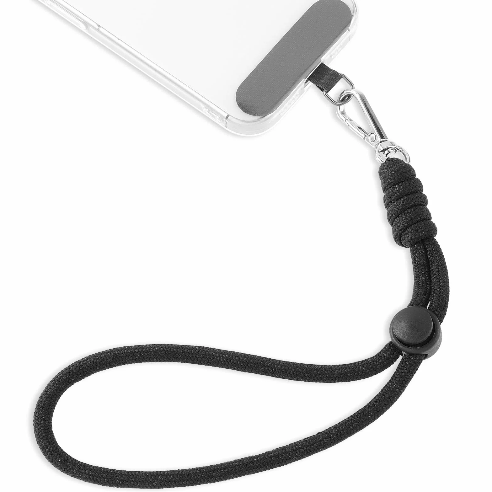 Amabro Uniwersalny łańcuszek na telefon komórkowy, zawieszka na telefon komórkowy, łańcuszek na rękę, szlufka na rękę, kieszeń na telefon komórkowy, smycz na klucze, regulowana na nadgarstek, do