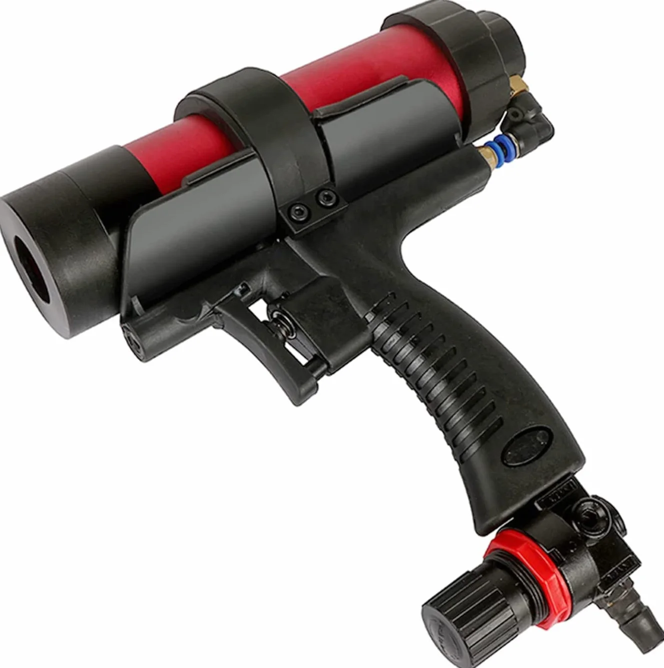 Regulowany pneumatyczny pistolet do uszczelniania szkła o pojemności 310 ml, aplikator twardego kleju Pneumatyczny pistolet do silikonu Narzędzia budowlane