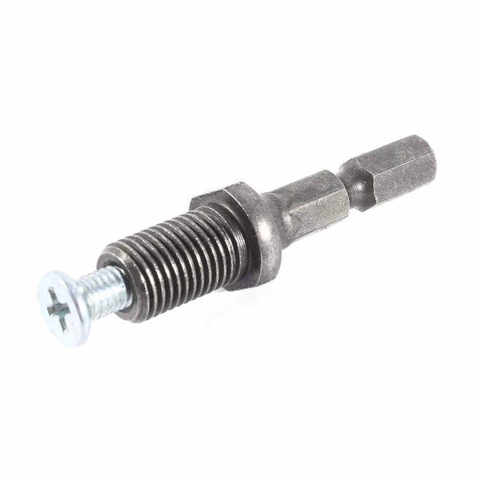 Adapter uchwytu wiertarskiego Unf 3/8-24 Unf Gwint zewnętrzny Chwyt sześciokątny Elektryczny młotek elektryczny Adapter uchwytu wiertarskiego ze śrubą do uchwytu wiertarskiego 6 mm 10 mm 13 mm