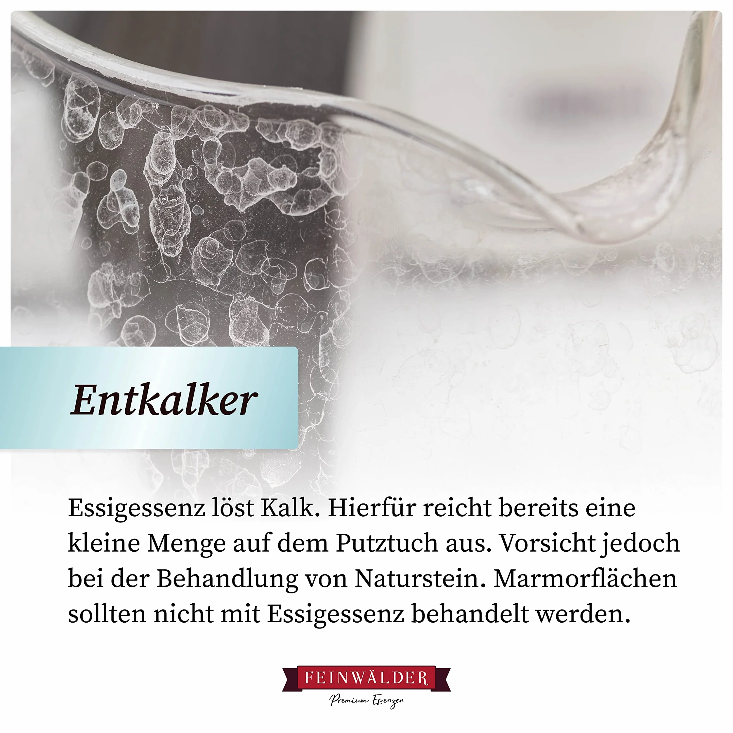 Feinwalder esencja octowa 25% kwasu w kanistrze 5 kg | biały ocet | naturalny środek do czyszczenia octu i odkamieniacz I ocet (1 szt.)