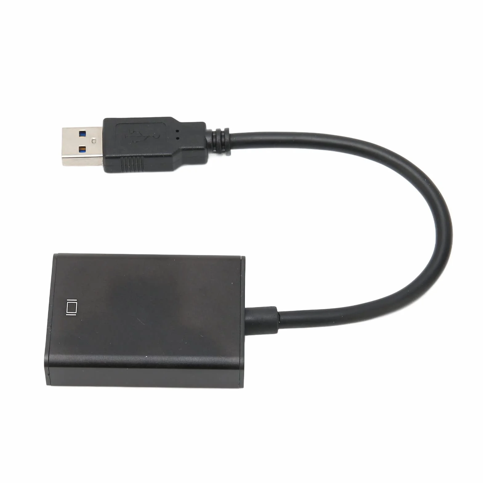 Adapter USB3.0 na HDMI, Interfejs Multimedialny USB3.0 na Wysokiej Rozdzielczości Męski na żeński do Uniwersalnych Komputerów Stacjonarnych i Notebooków