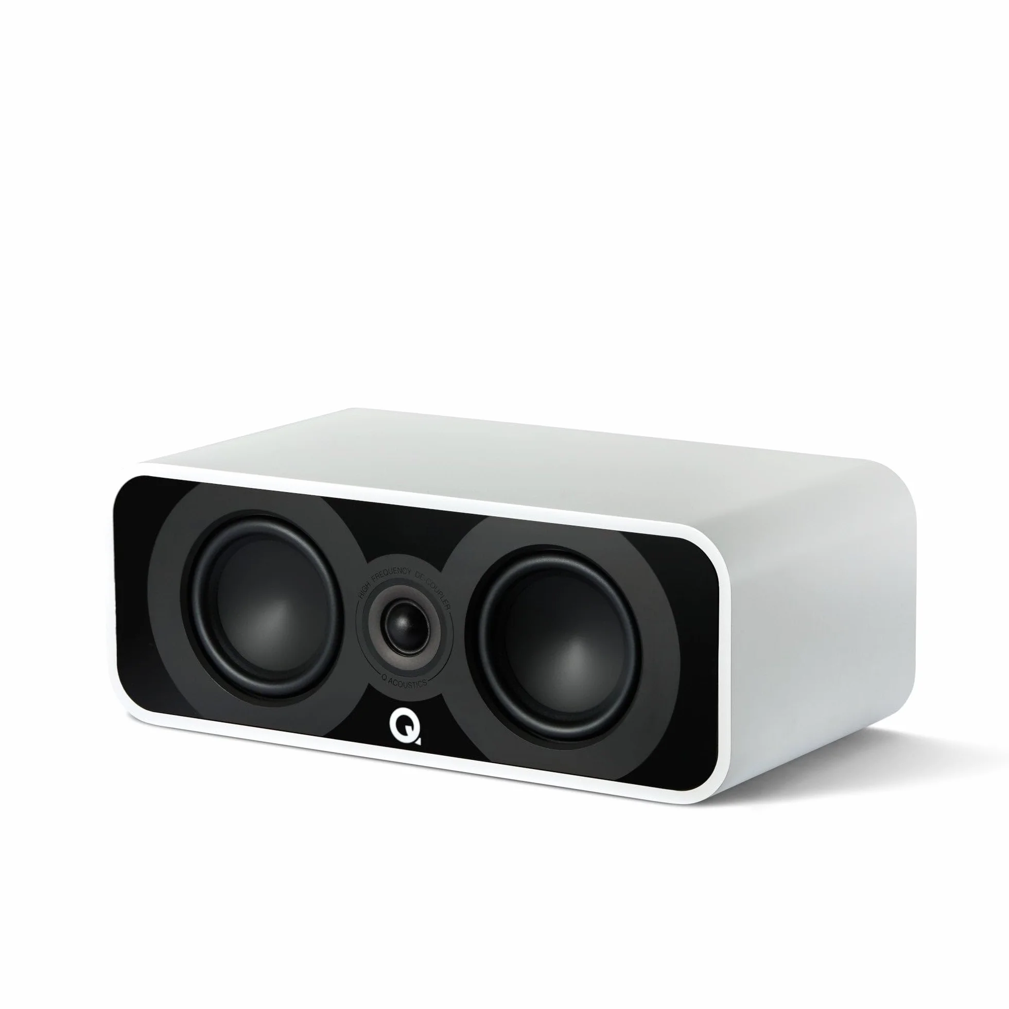 Q ACOUSTICS 5090 Głośnik centralny, satynowy, czarny, 2 x 4,5 średni/basowy, 1 x 1 głośnik wysokotonowy - głośniki TV do systemu dźwięku przestrzennego - głośniki odtwarzacza płyt winylowych Hifi,