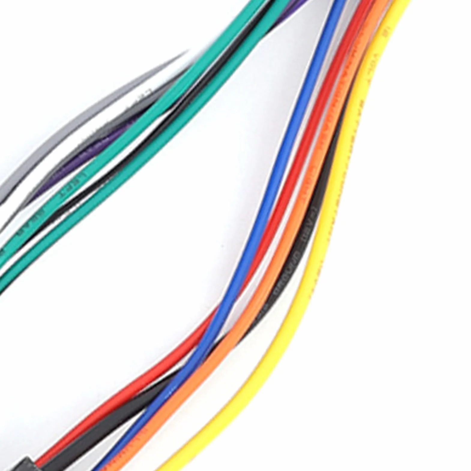 Culnflun Stereo kable w wiązce wiązka radiowa do radia samochodowego 16-pinowa uniwersalna magistrala ISO żeńskie złącze wiązki przewodów Adapter samochodowy sprzęt audio wideo