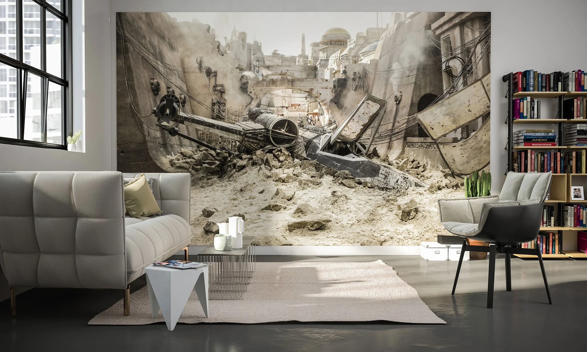 Komar Star Wars fototapeta z włókniny X-WING | 400 x 250 cm | tapeta, dekoracja ścienna, statek kosmiczny, buntownicy | 030-DVD4, kolorowa