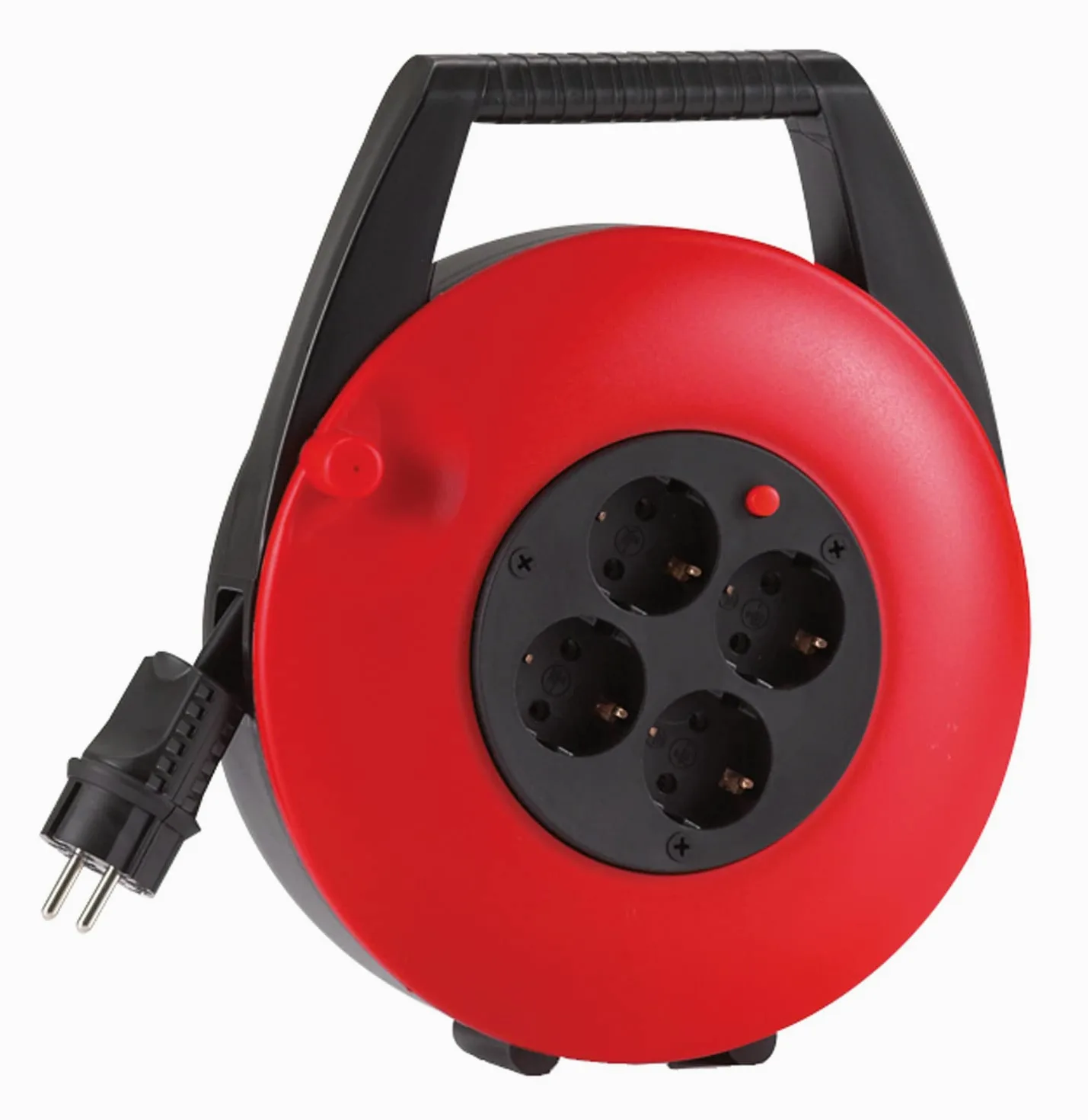 HEDI KBR15T Kabelbox 15m H05VV-F3G1,5, IP20, rot/schwarz