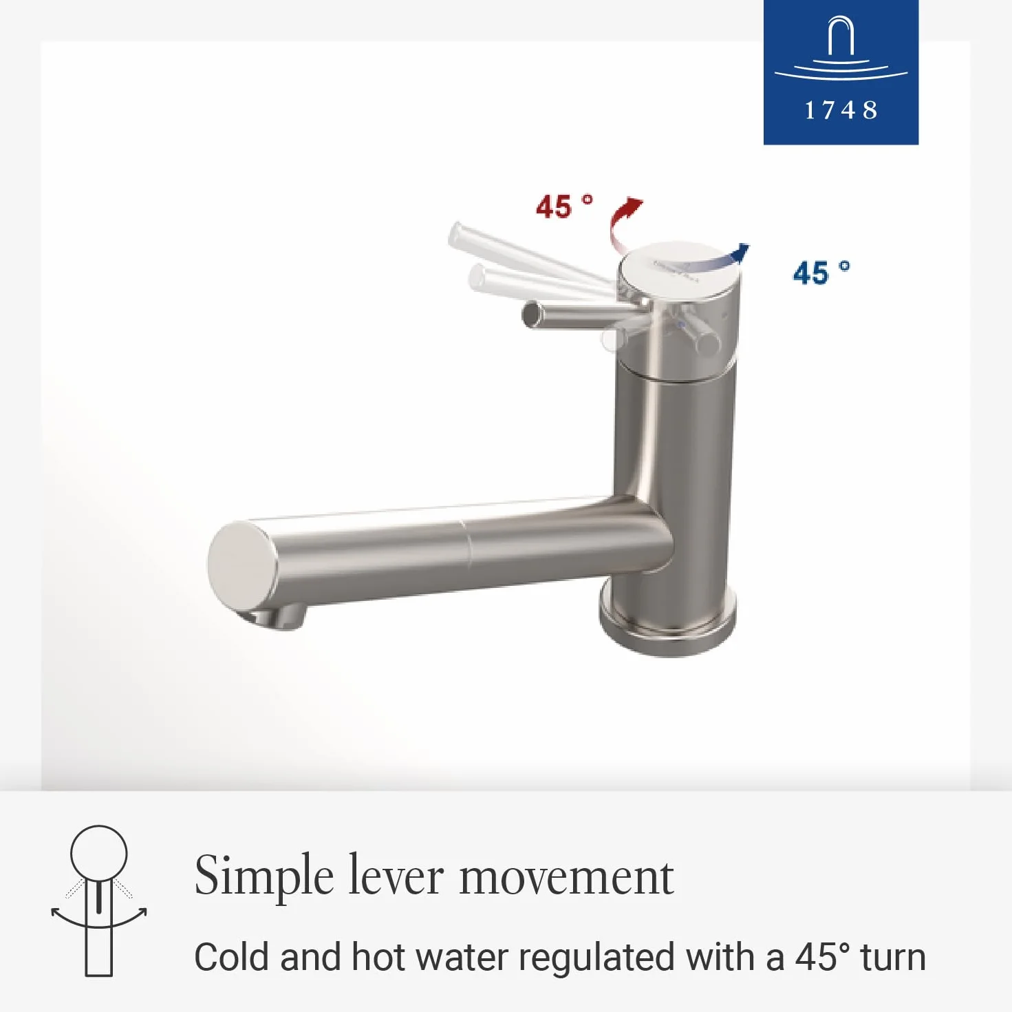 Villeroy & Boch Como Shower jednouchwytowa bateria zlewozmywakowa stal szlachetna masywna 925200LC