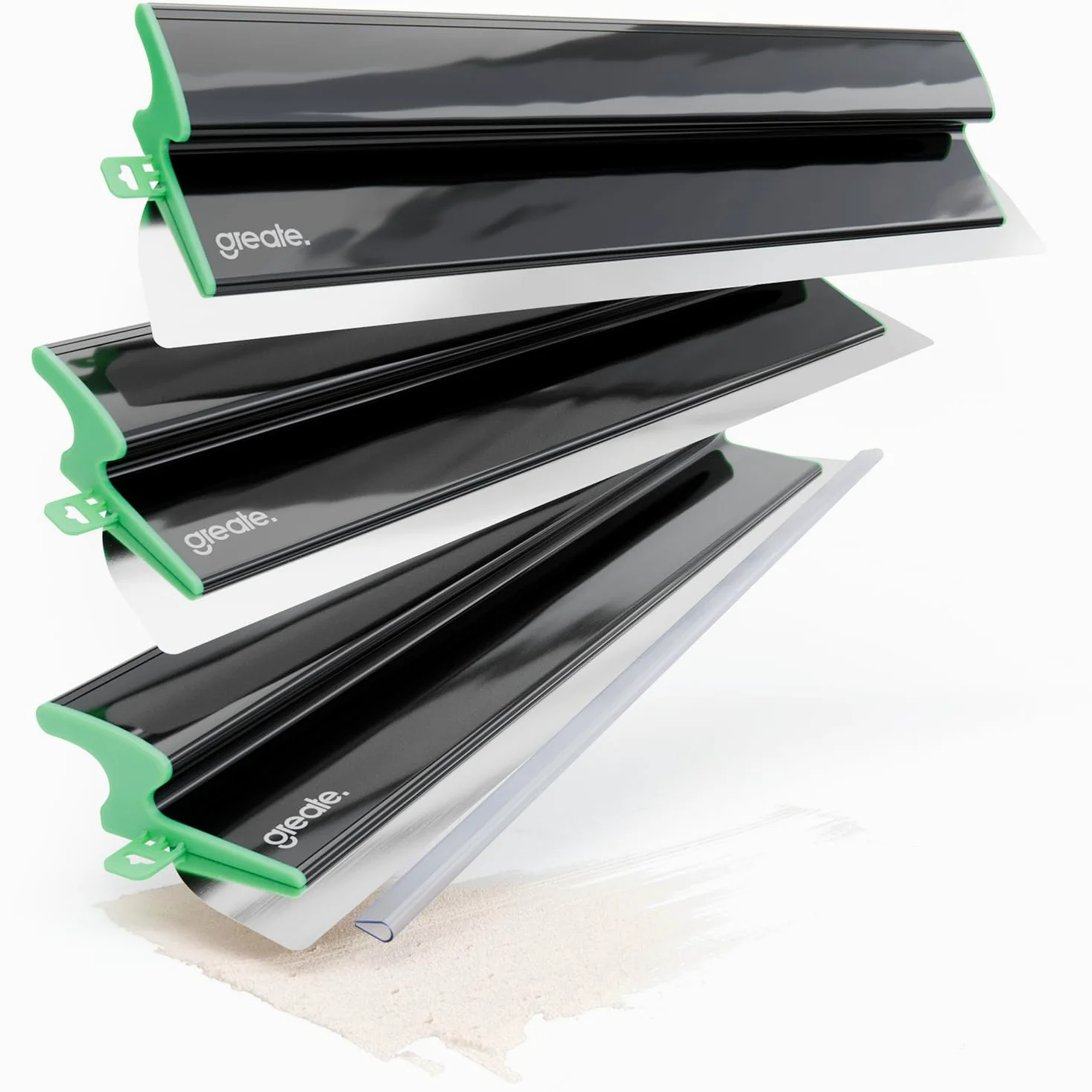greate 3 x szpachelka do powierzchni 600 mm z ergonomicznym uchwytem – szpachelka wygładzająca do szpachlowania bez pozostawiania śladów