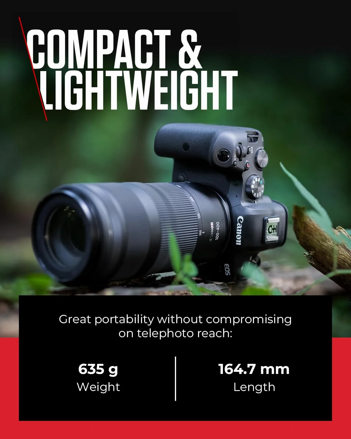 Canon RF 100-400mm F5.6-8 IS USM Teleobiektyw czarny